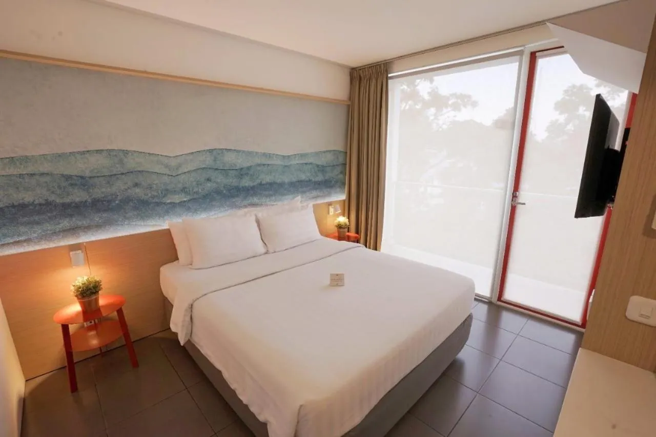 Bed in Malaka Hotel Bandung