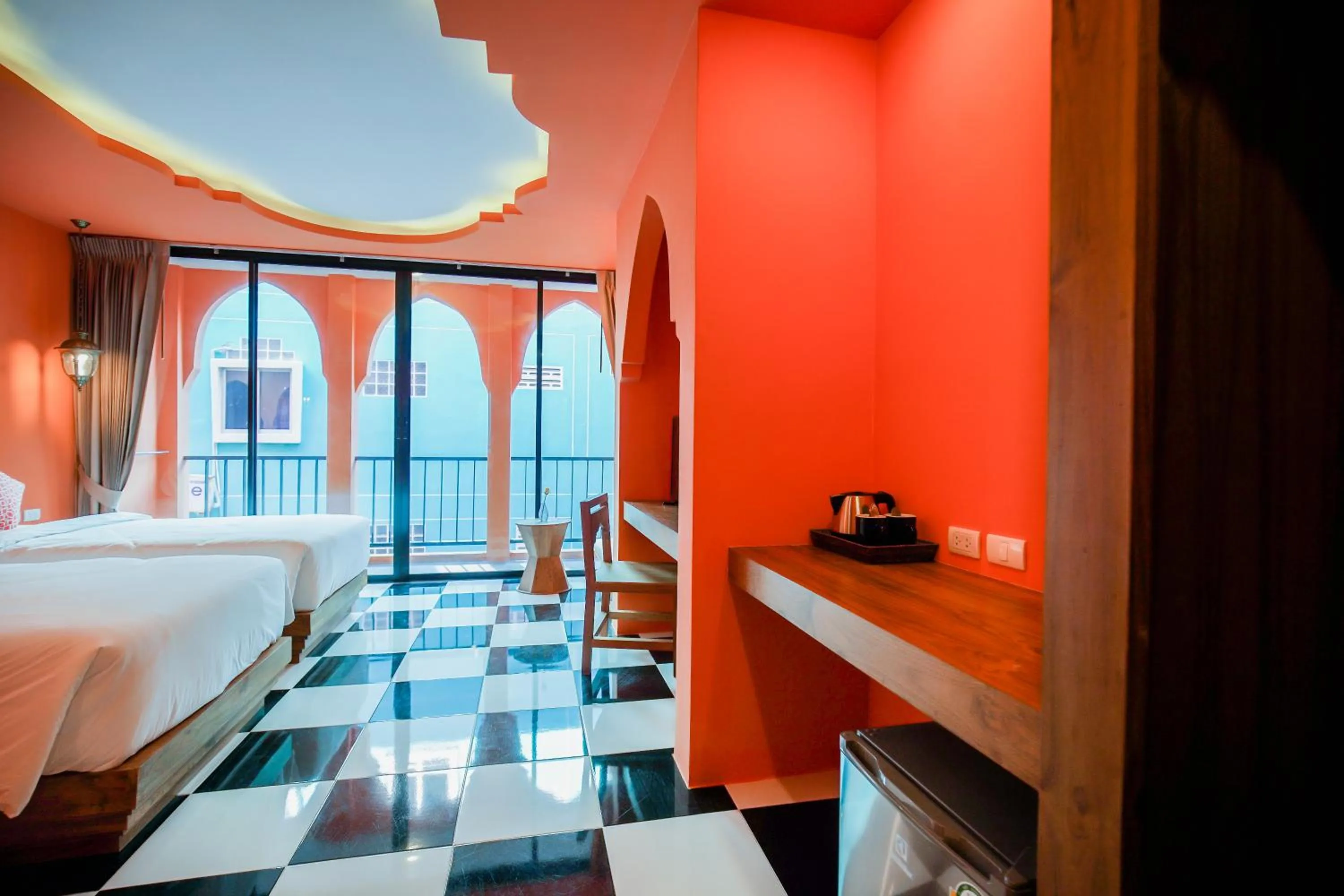 Bedroom, Bed in Khaleej Mass Hotel Patong