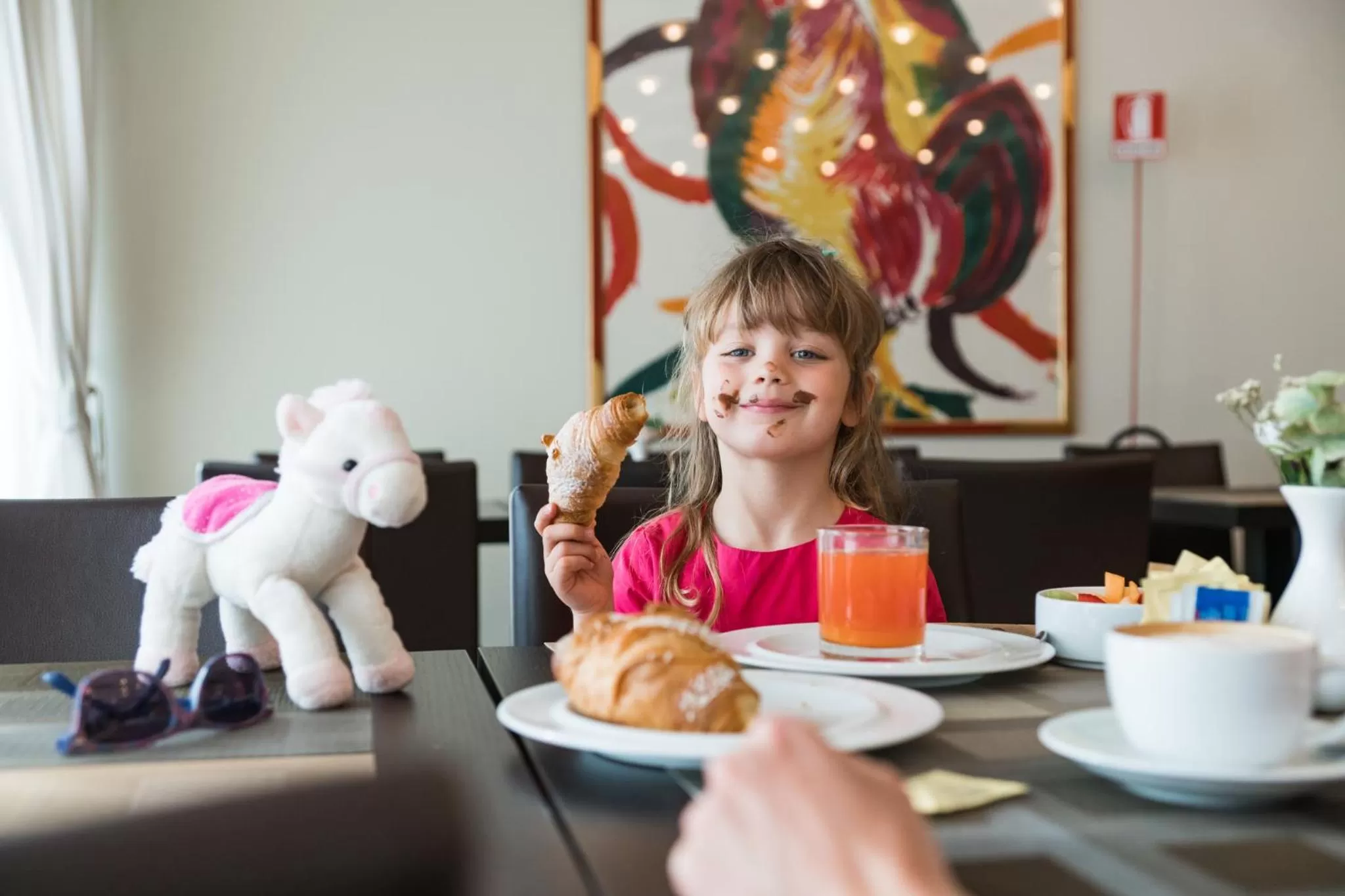 Italian breakfast in Hotel Royal Falcone