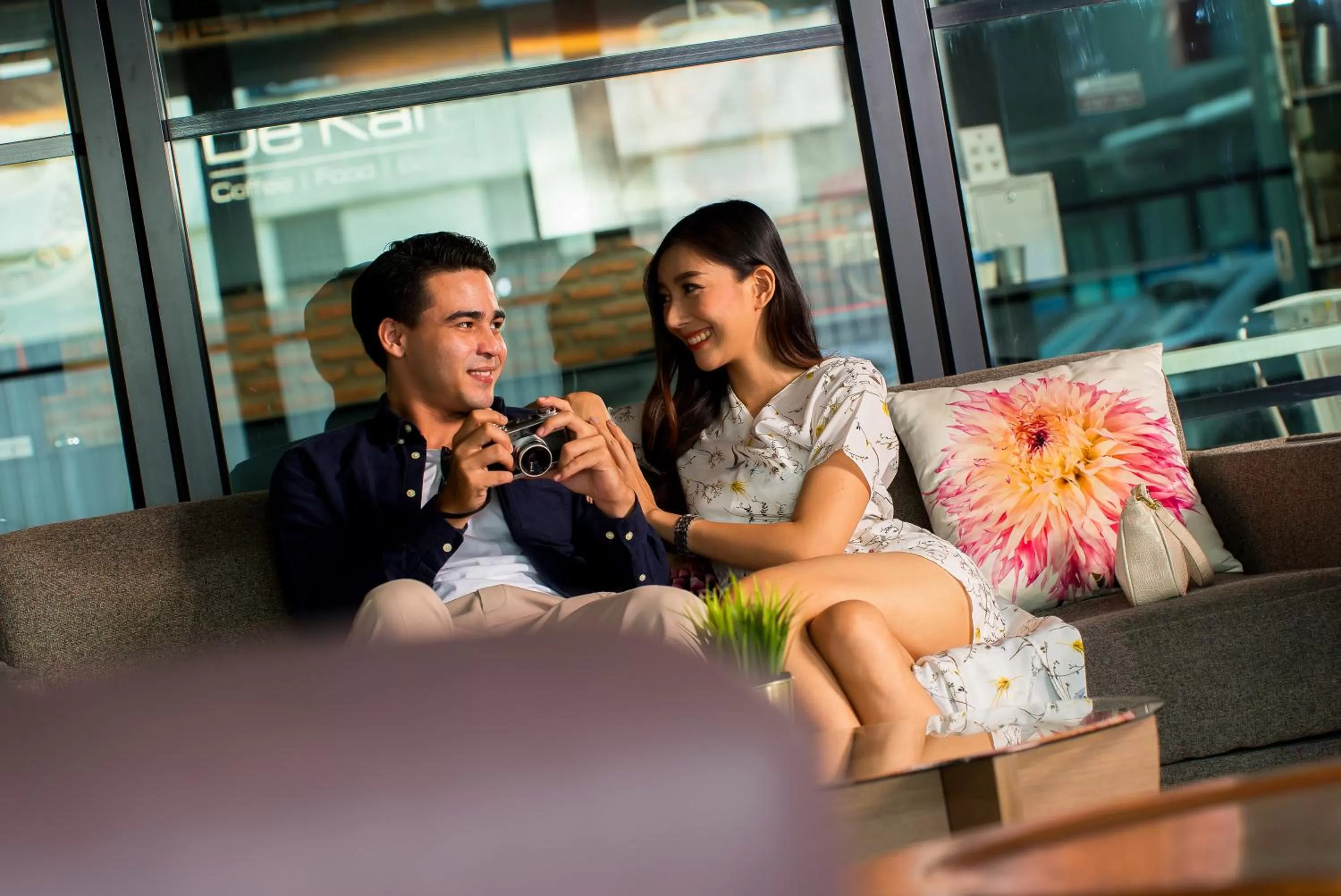 Lobby or reception in De Botan Srinakarin Hotel & Residence