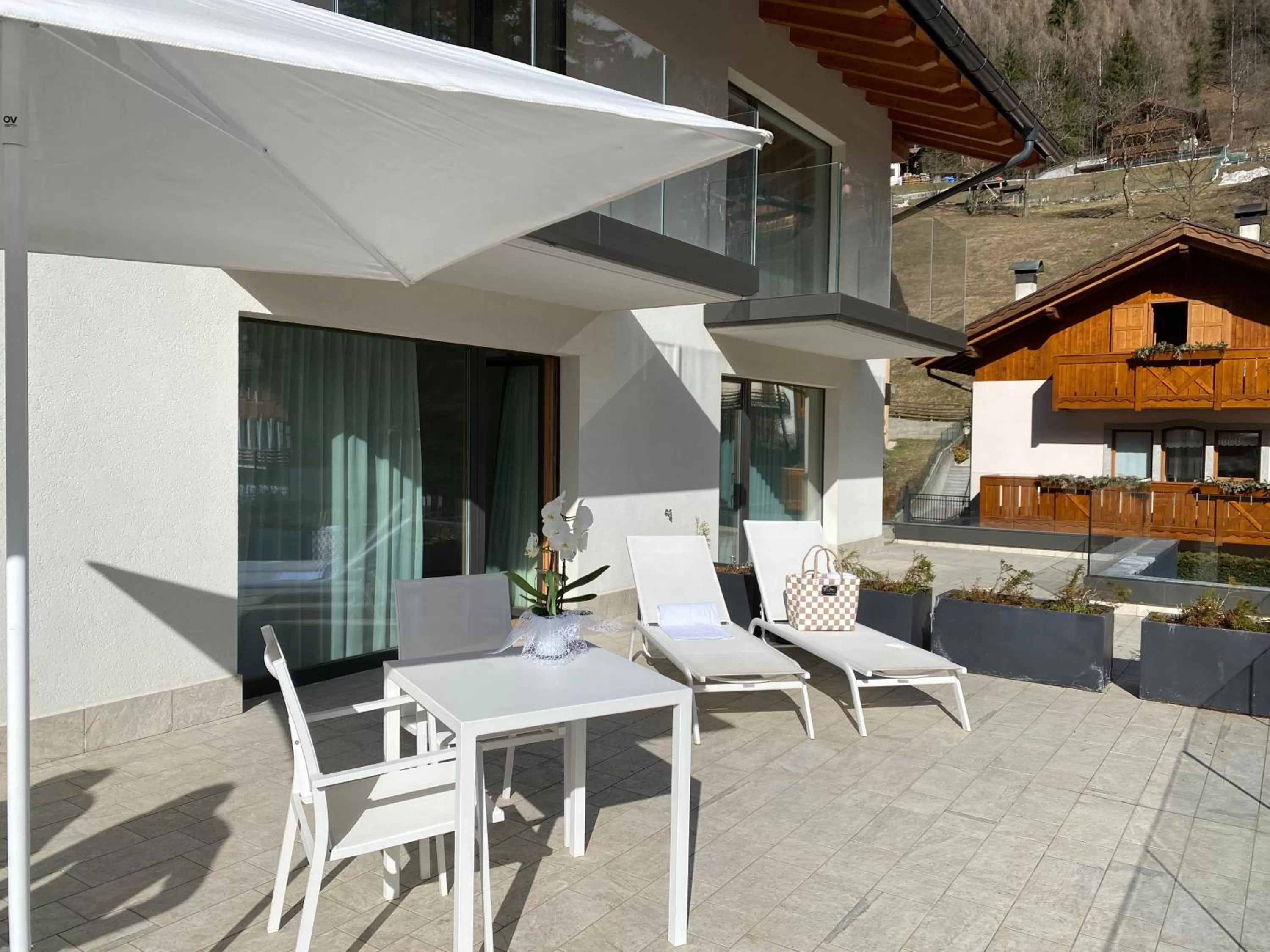 Balcony/Terrace in Dolomeet Boutique Hotel