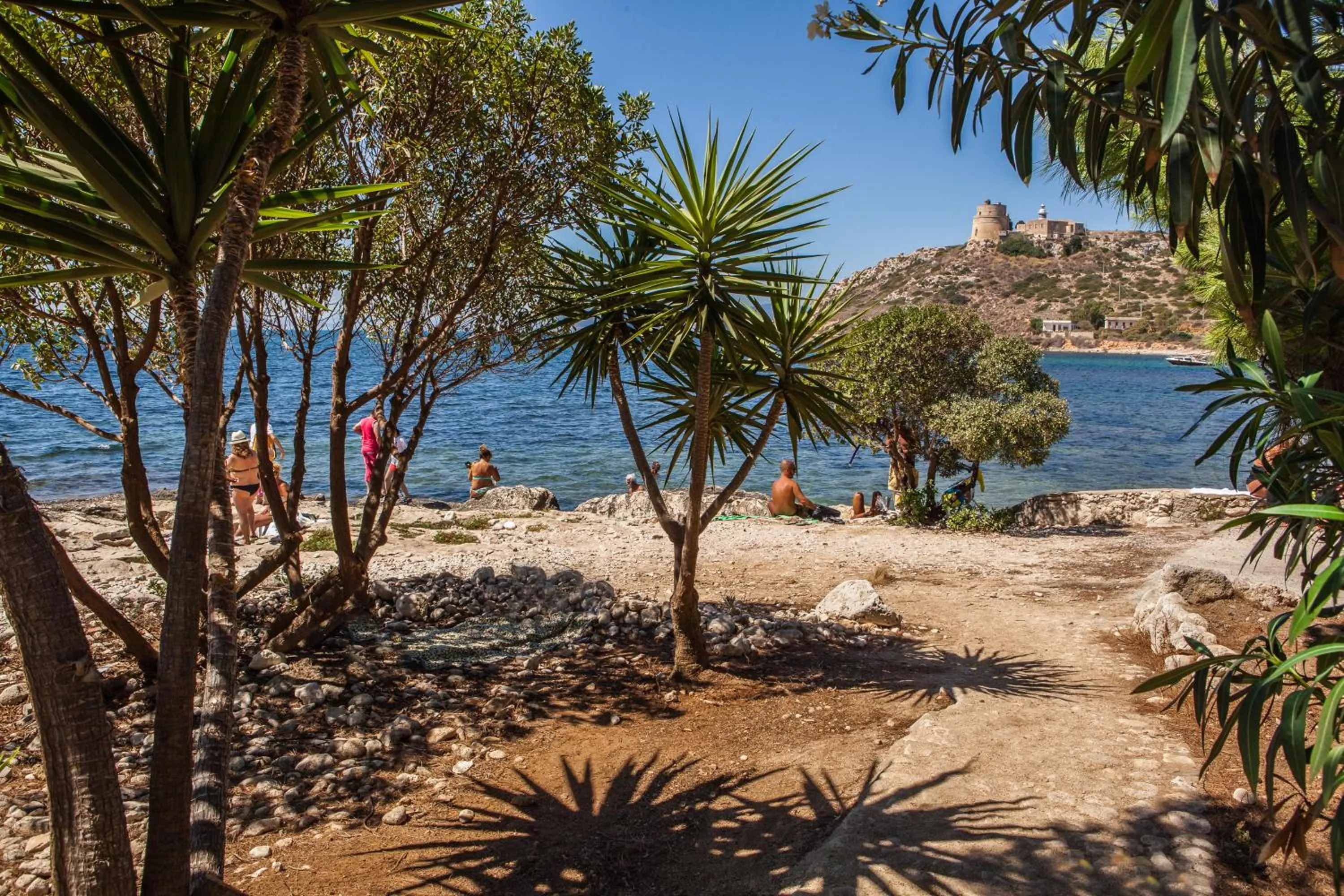 Garden in Hotel Calamosca