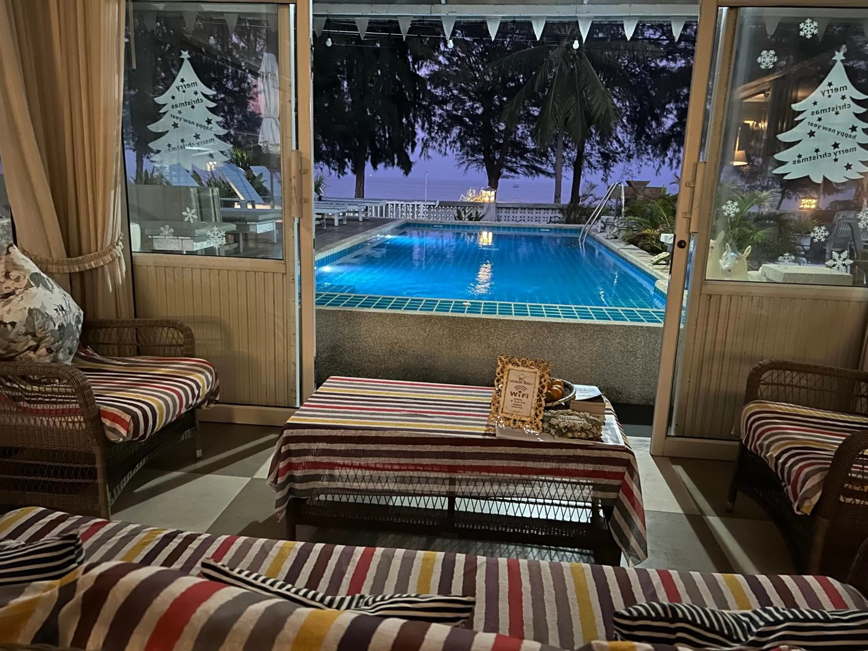 Swimming Pool in BC Summer Beach