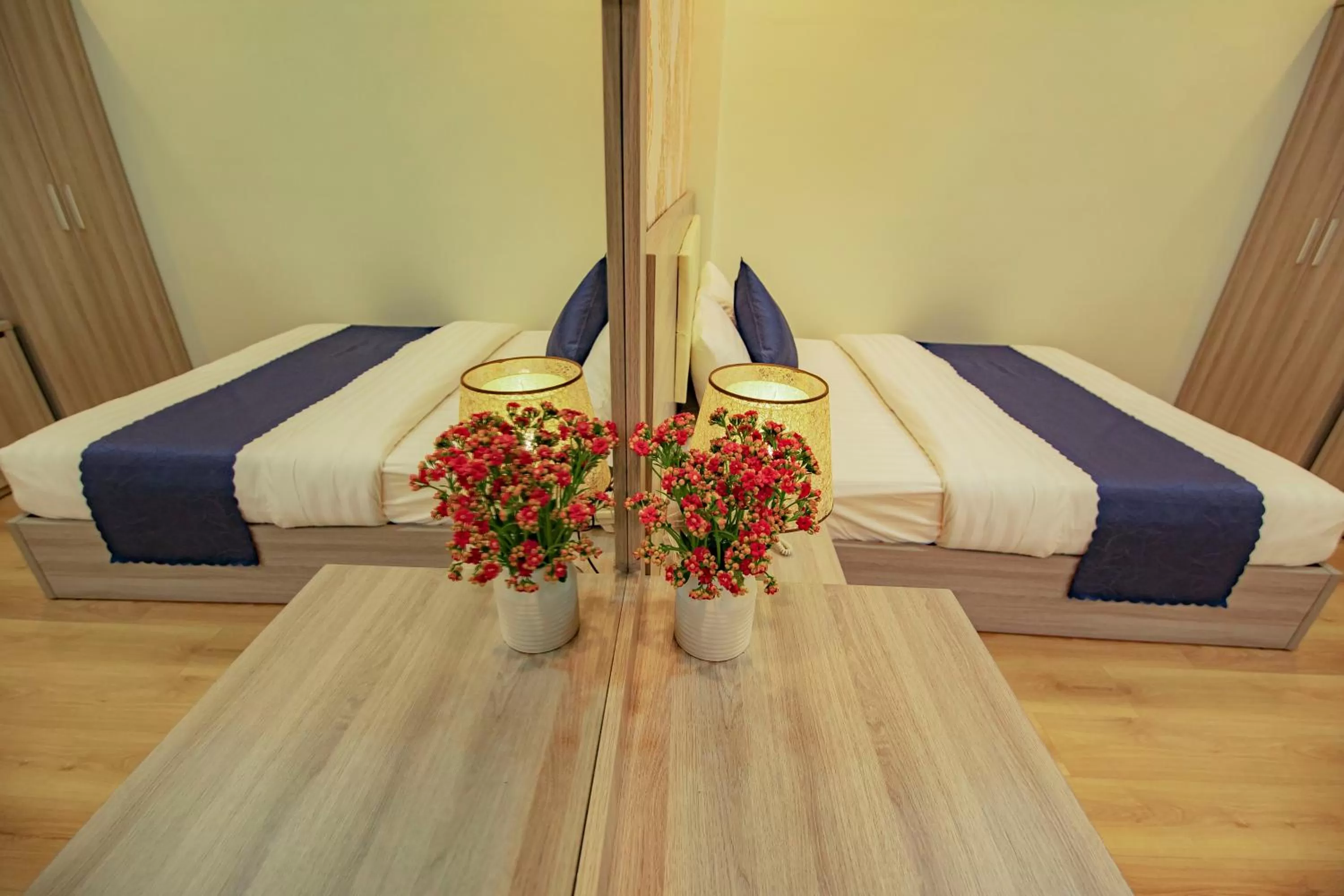 Bed in Khanh Uyen 1 Hotel