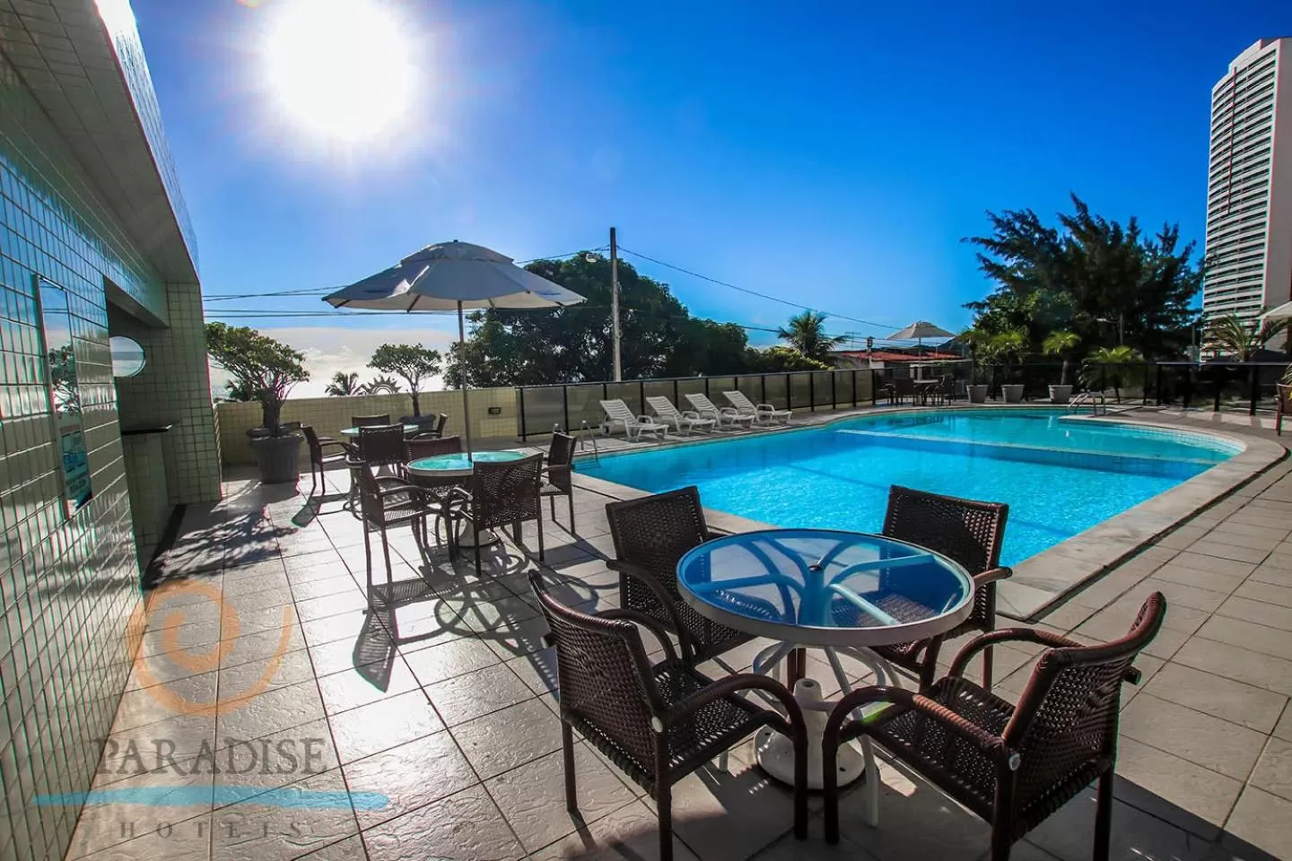 Swimming pool in Paradise Flat