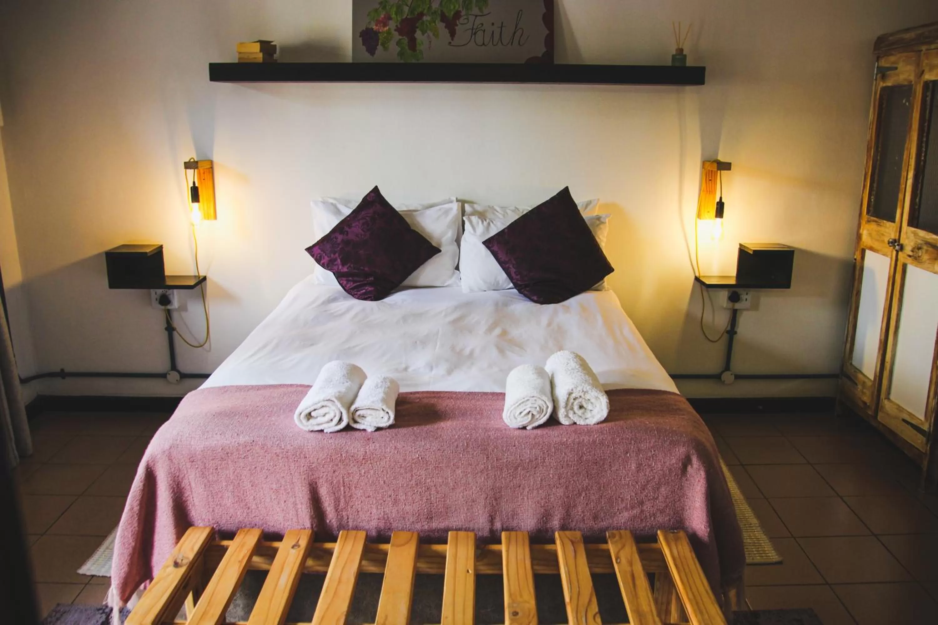 Bed in The Residence at Villa Wiese