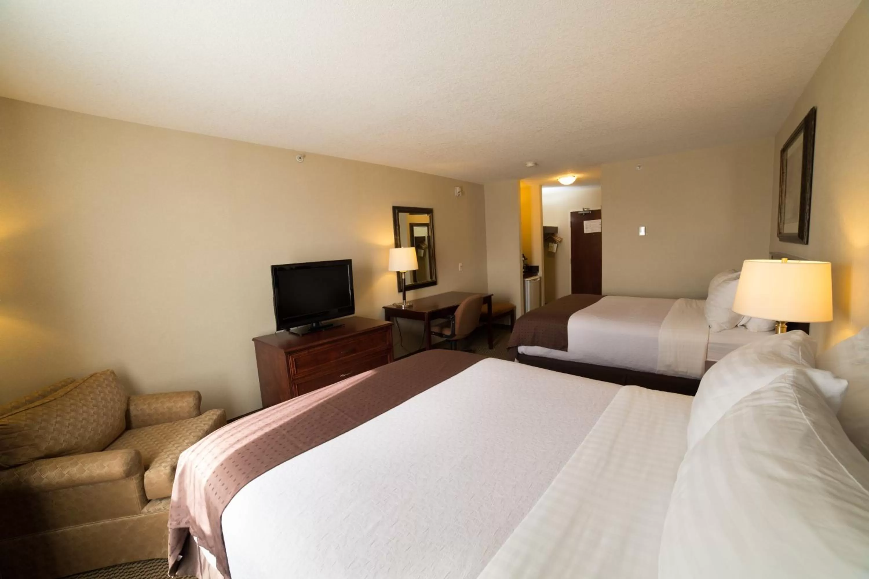 Standard Queen Room with Two Queen Beds in Holiday Inn & Suites Lloydminster, an IHG Hotel