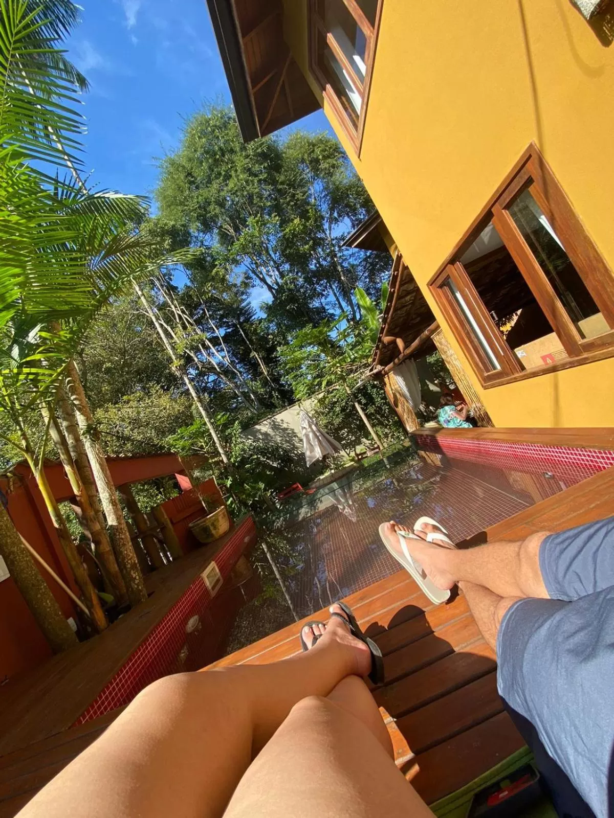 Swimming pool in Magias de Paraty Ecopousada