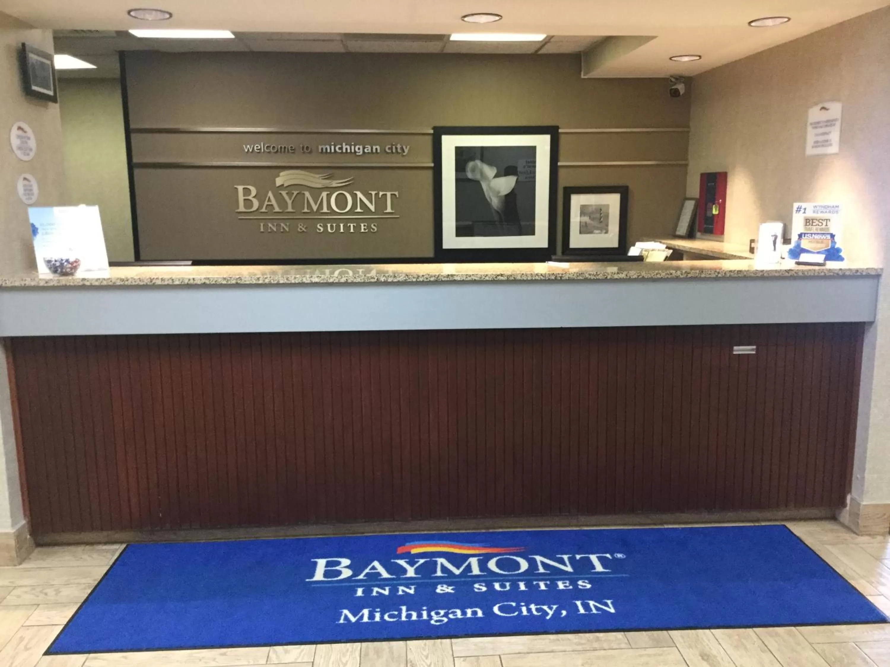 Property logo or sign in Baymont by Wyndham Michigan City
