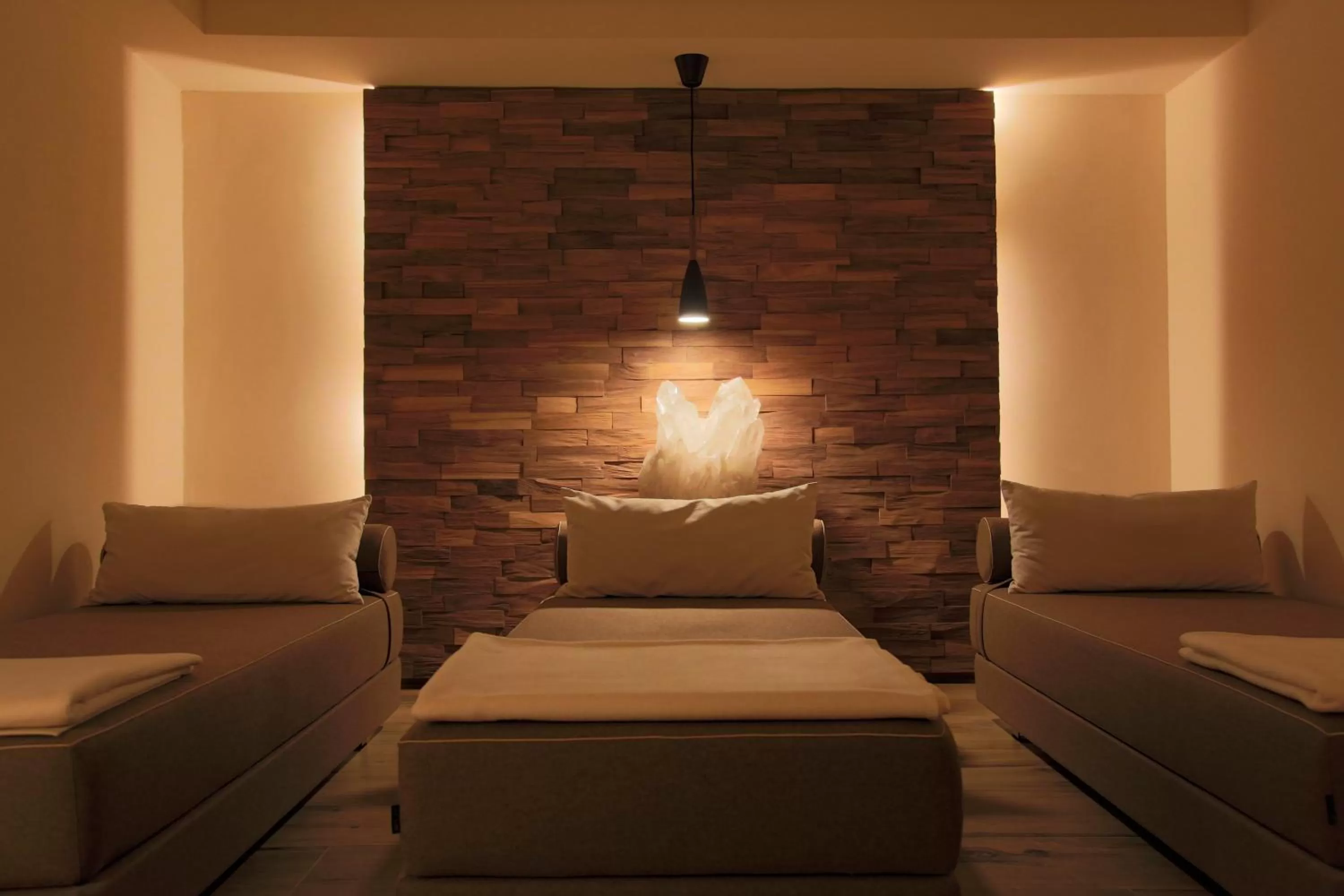 Bed in Bio Thermalhotel Falkenhof