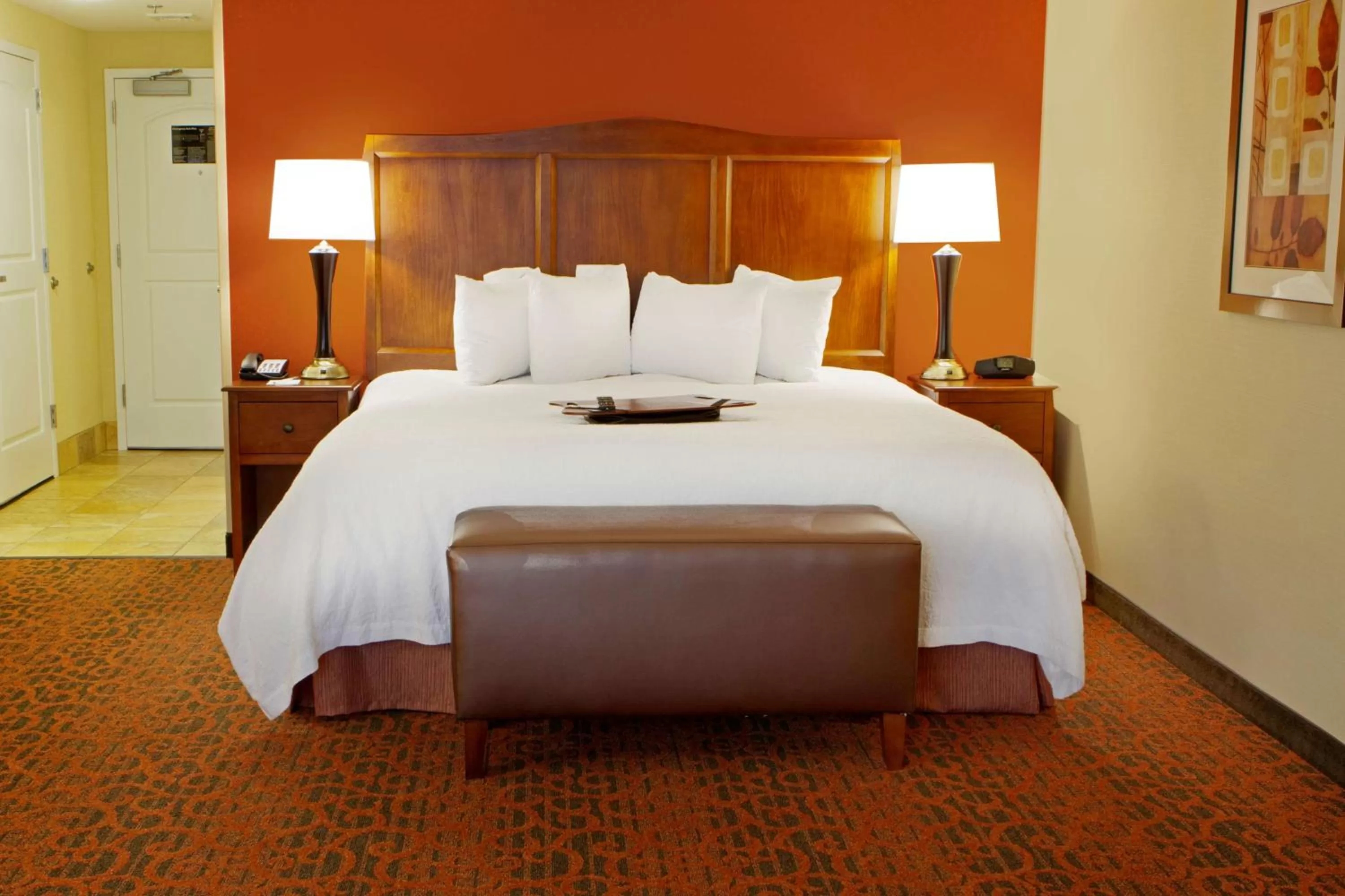 Bed in Hampton Inn Bangor