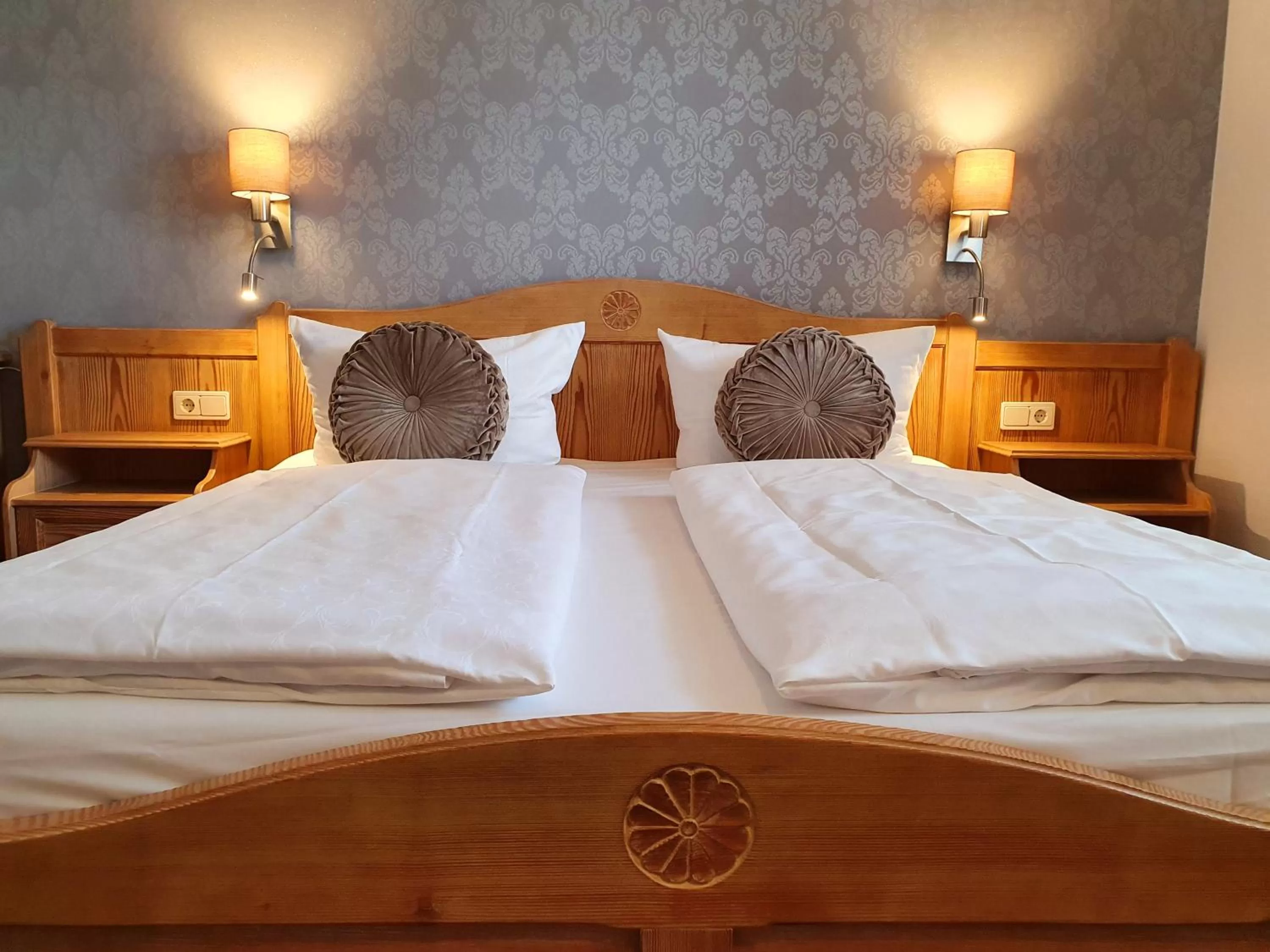 Bed in Hotel in den Herrnwiesen