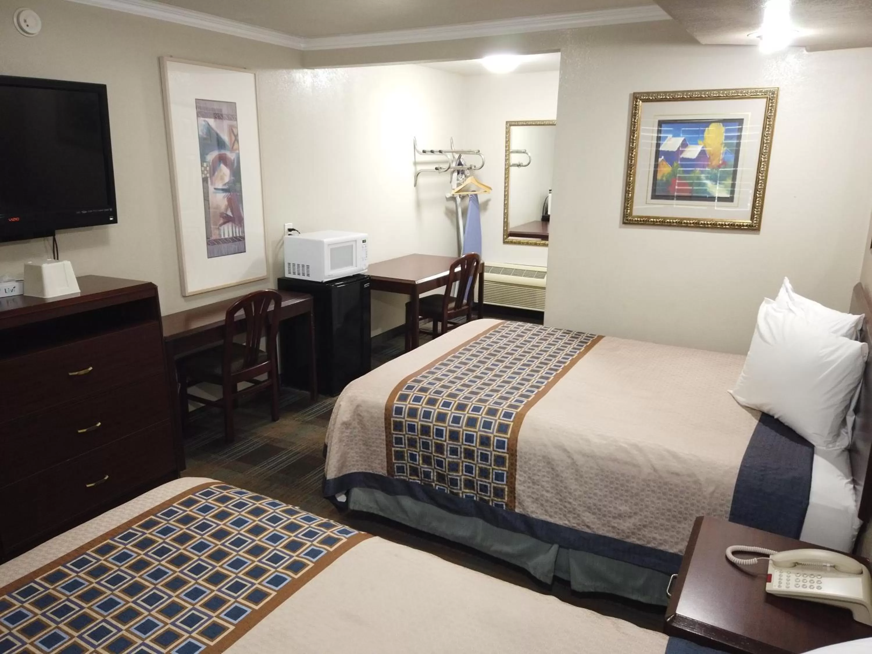 Bed in Little Boy Blue Motel