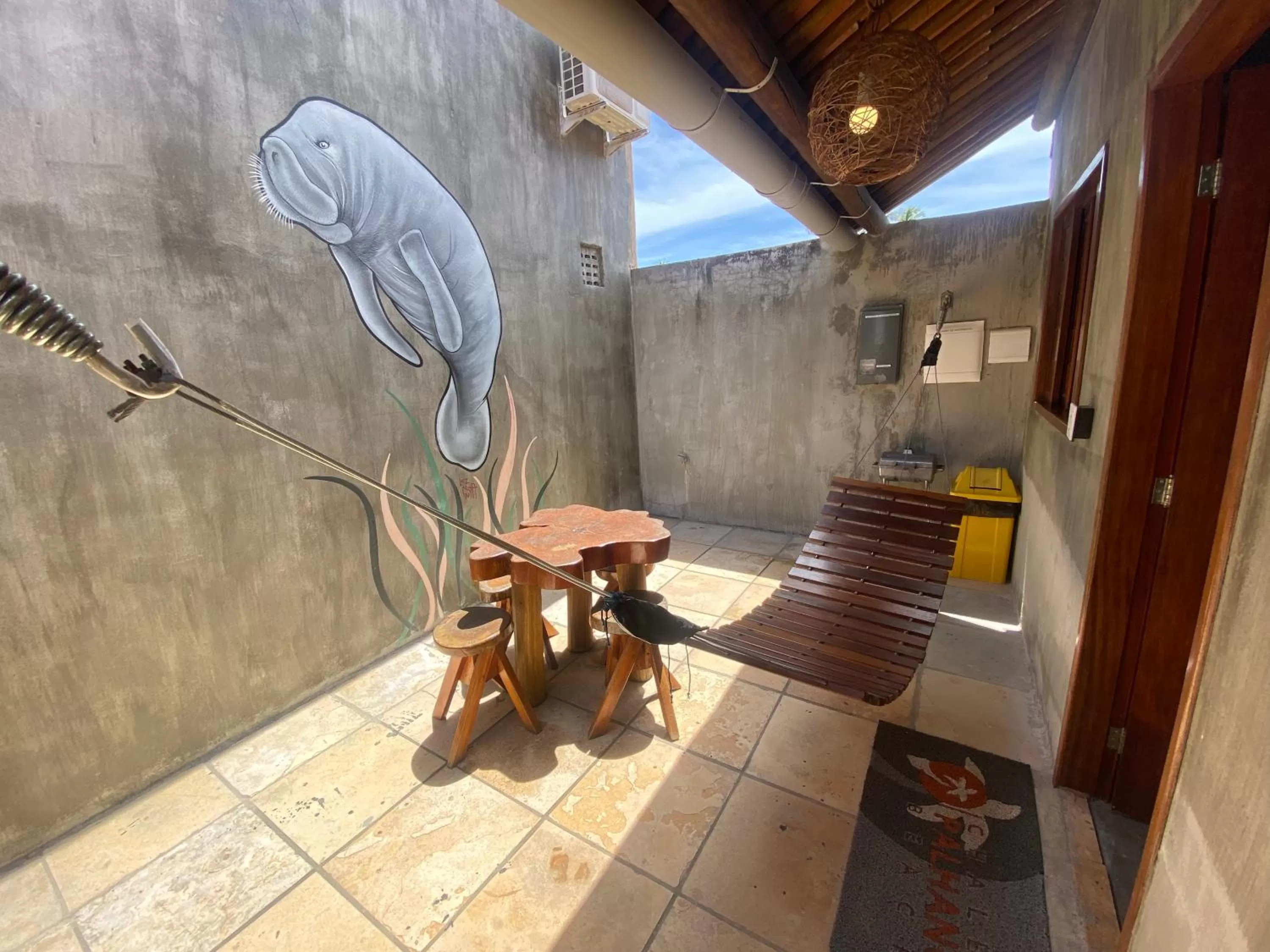 Patio in Chalé Palhano Beach