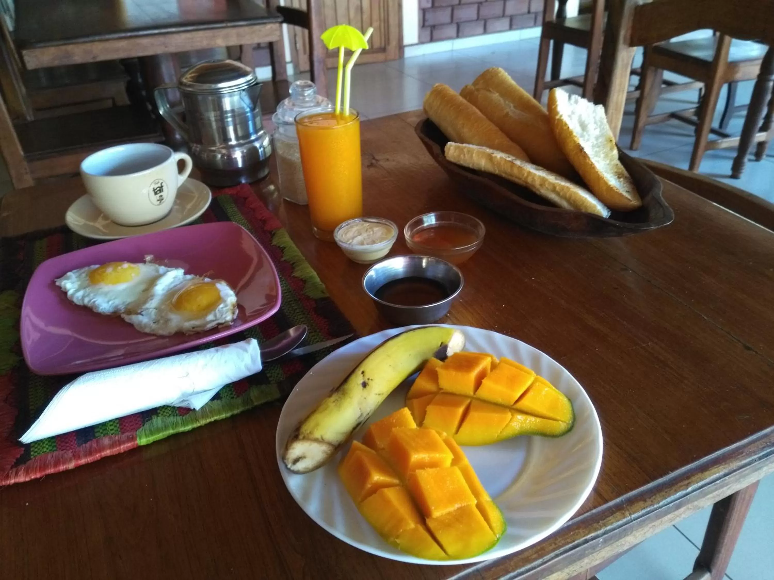 American breakfast, Breakfast in Hotel Lakana Ramena