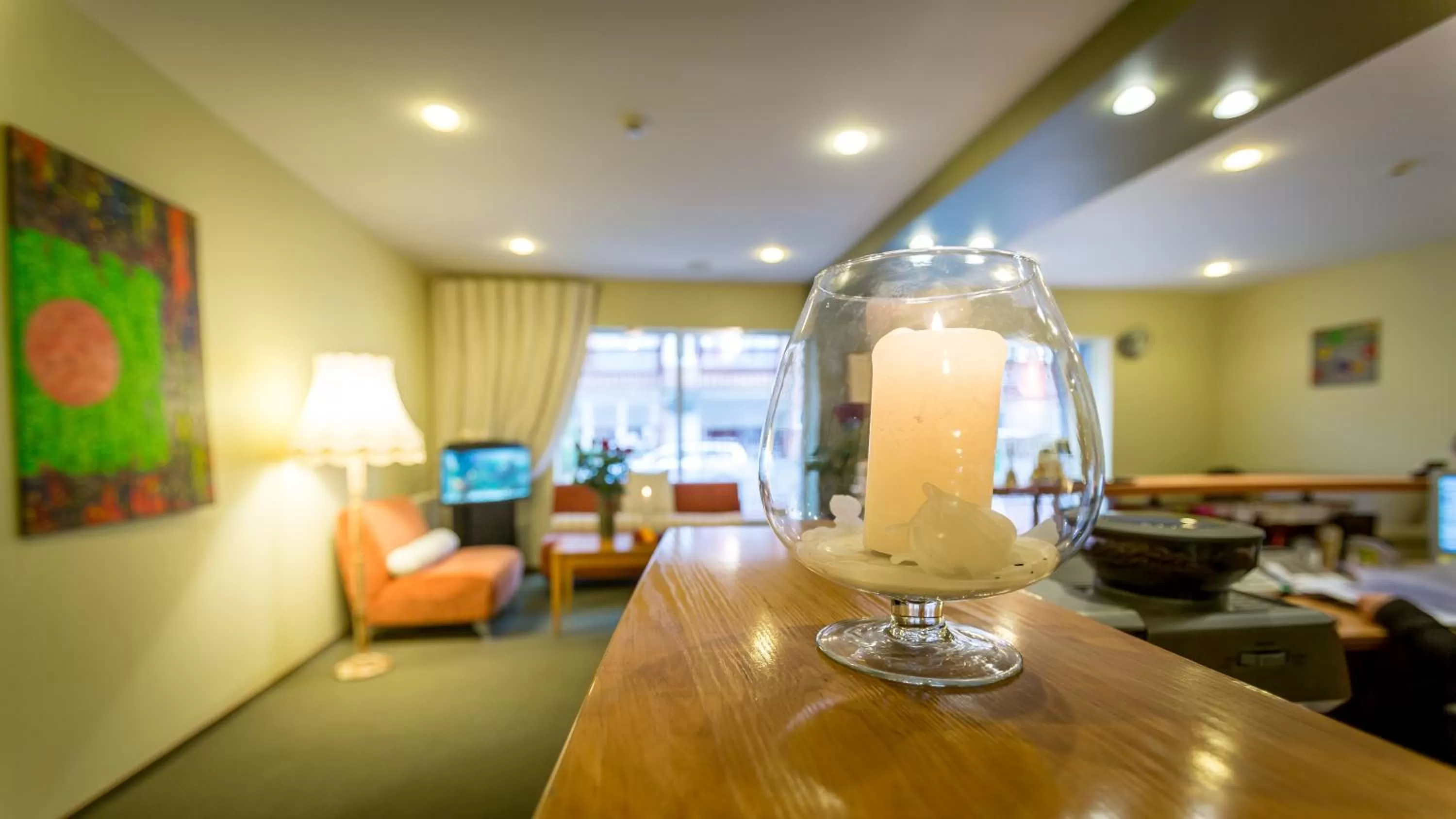 Lobby or reception in ARIBĖ Hotel Klaipėda, Free parking