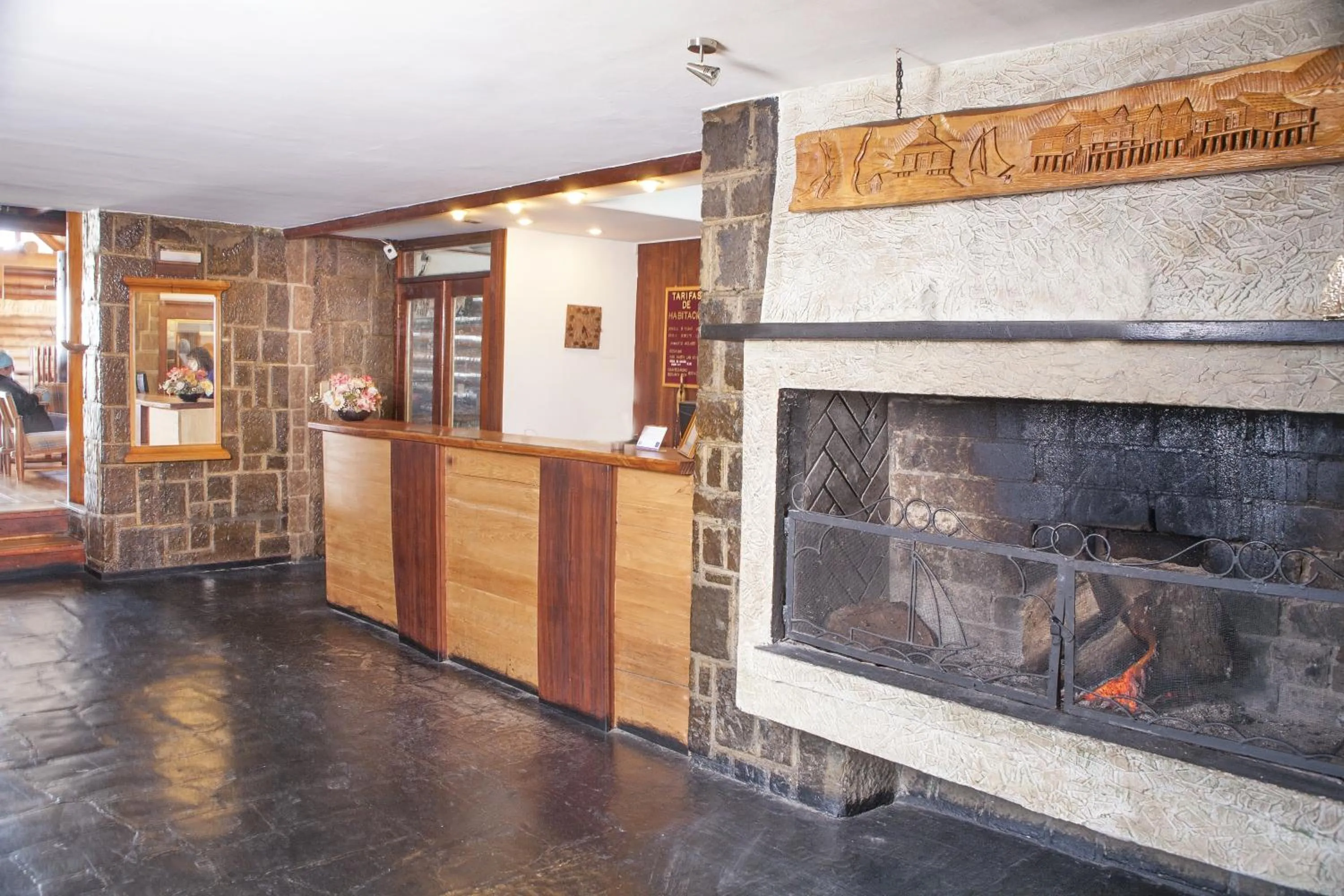 Facade/entrance in Panamericana Hotel Ancud