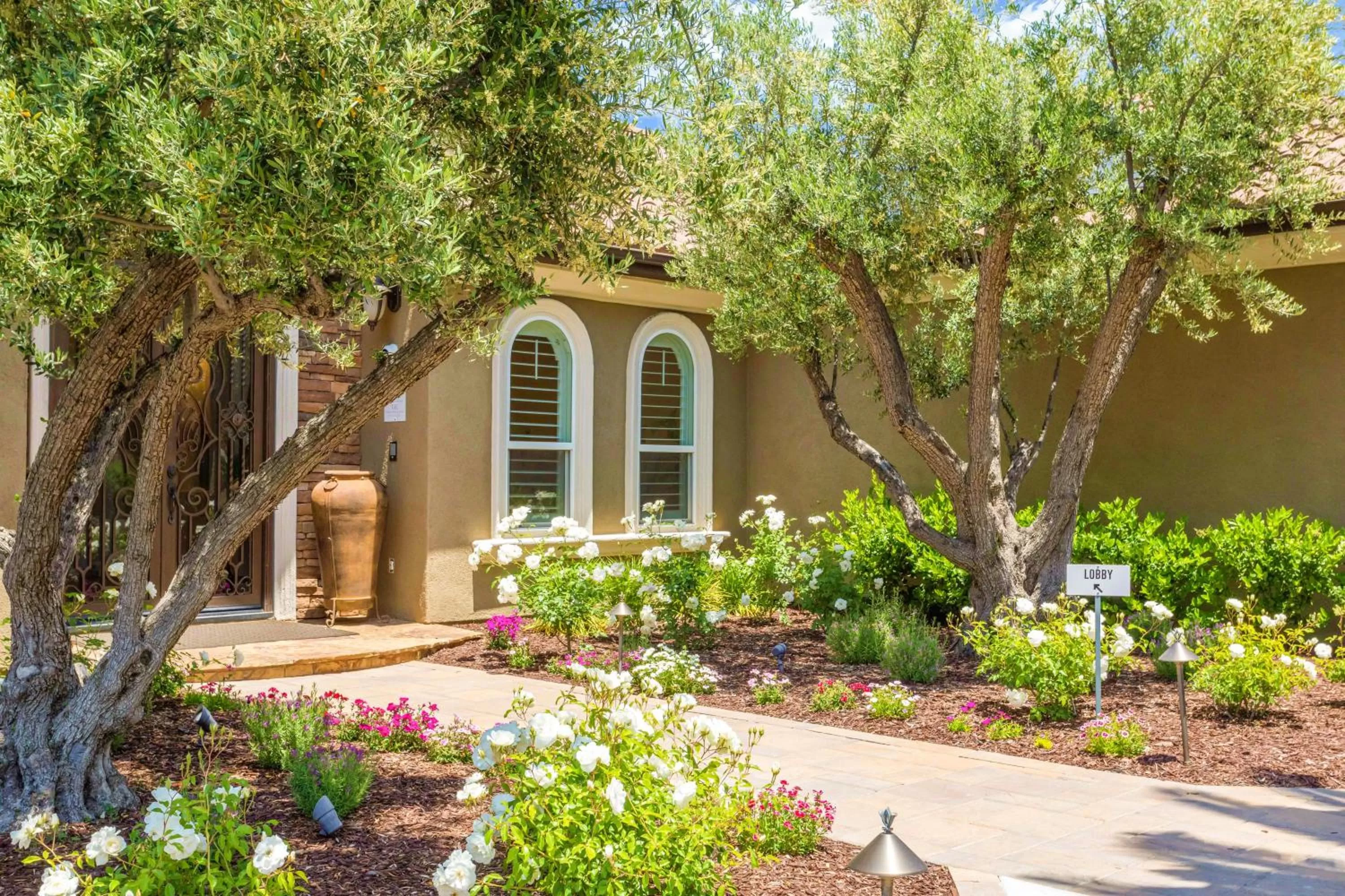 Garden view in Gaia Inn & Spa- Adult Only- Temecula Wine Country