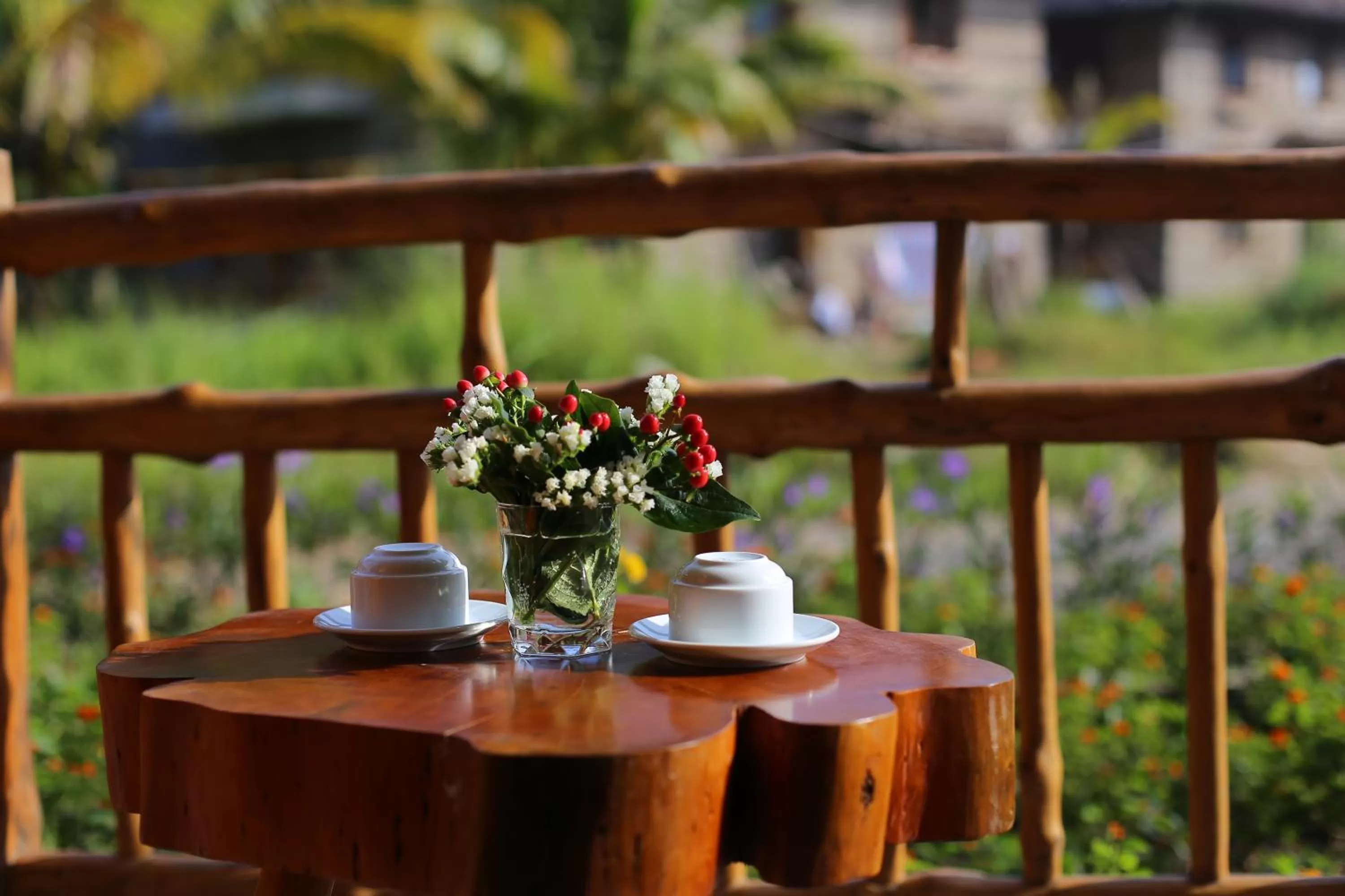 Balcony/Terrace in Can Tho Ecolodge