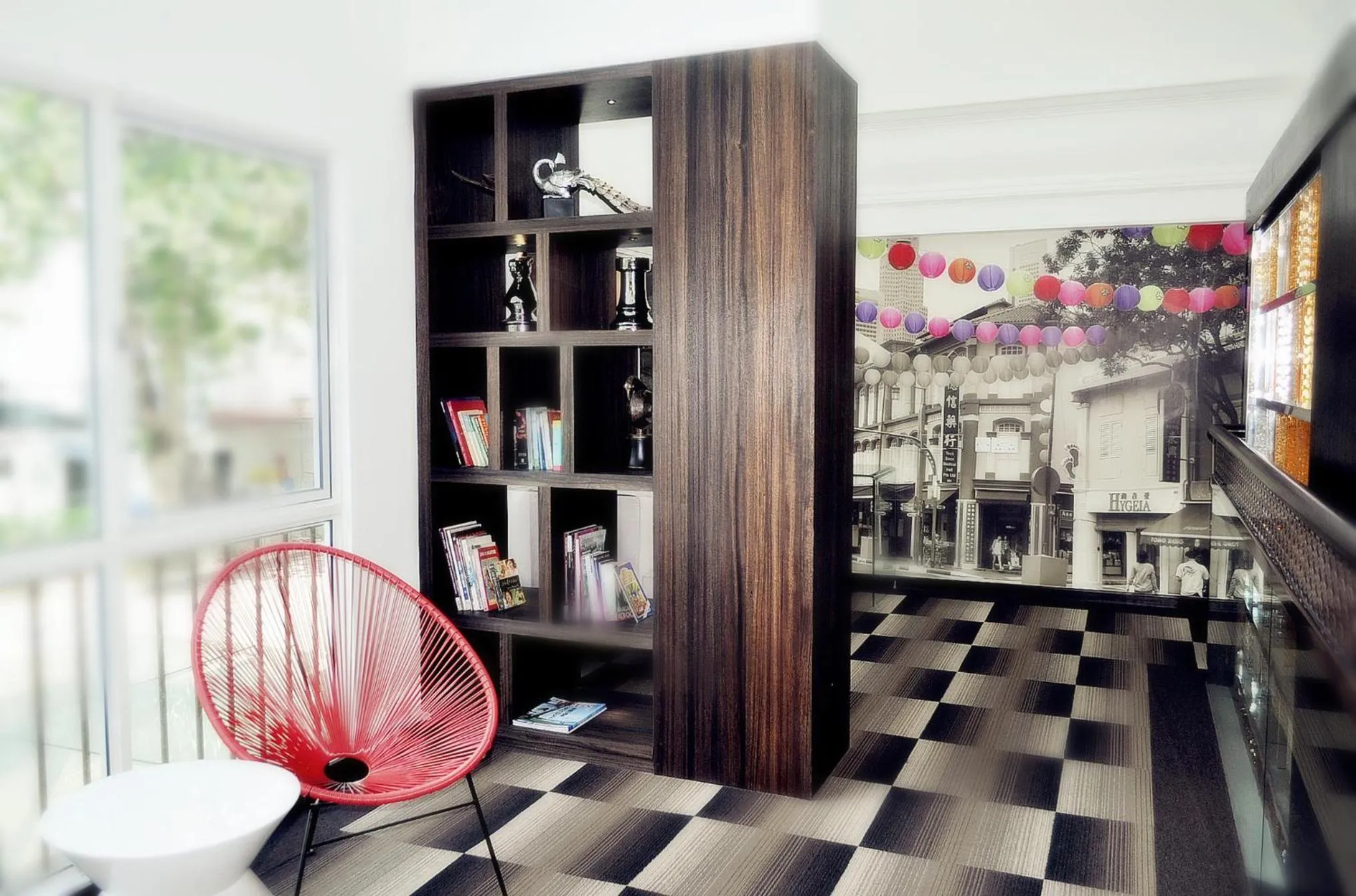 Library in Link Hotel Singapore