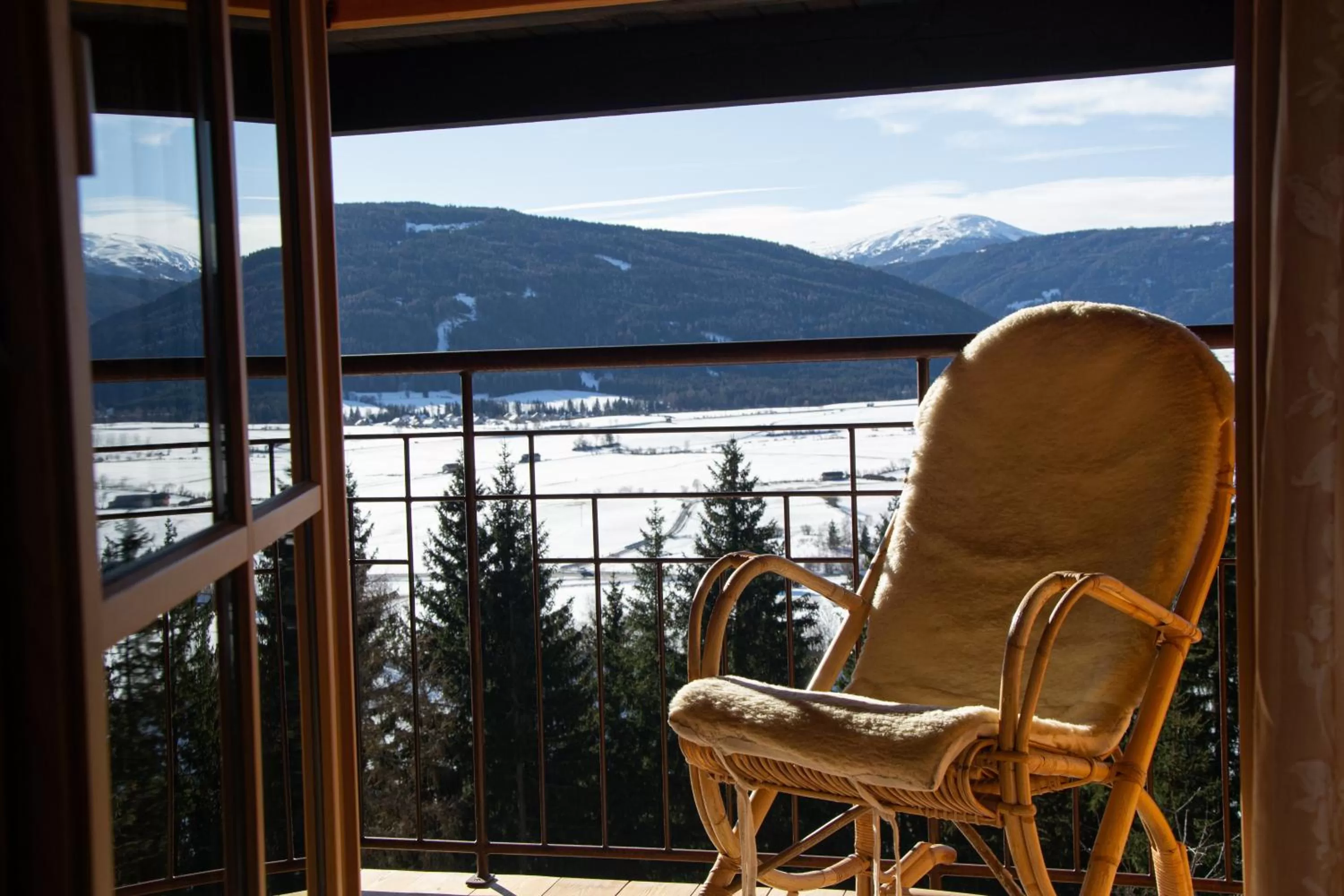 Balcony/Terrace, Mountain View in Hotel Häuserl im Wald