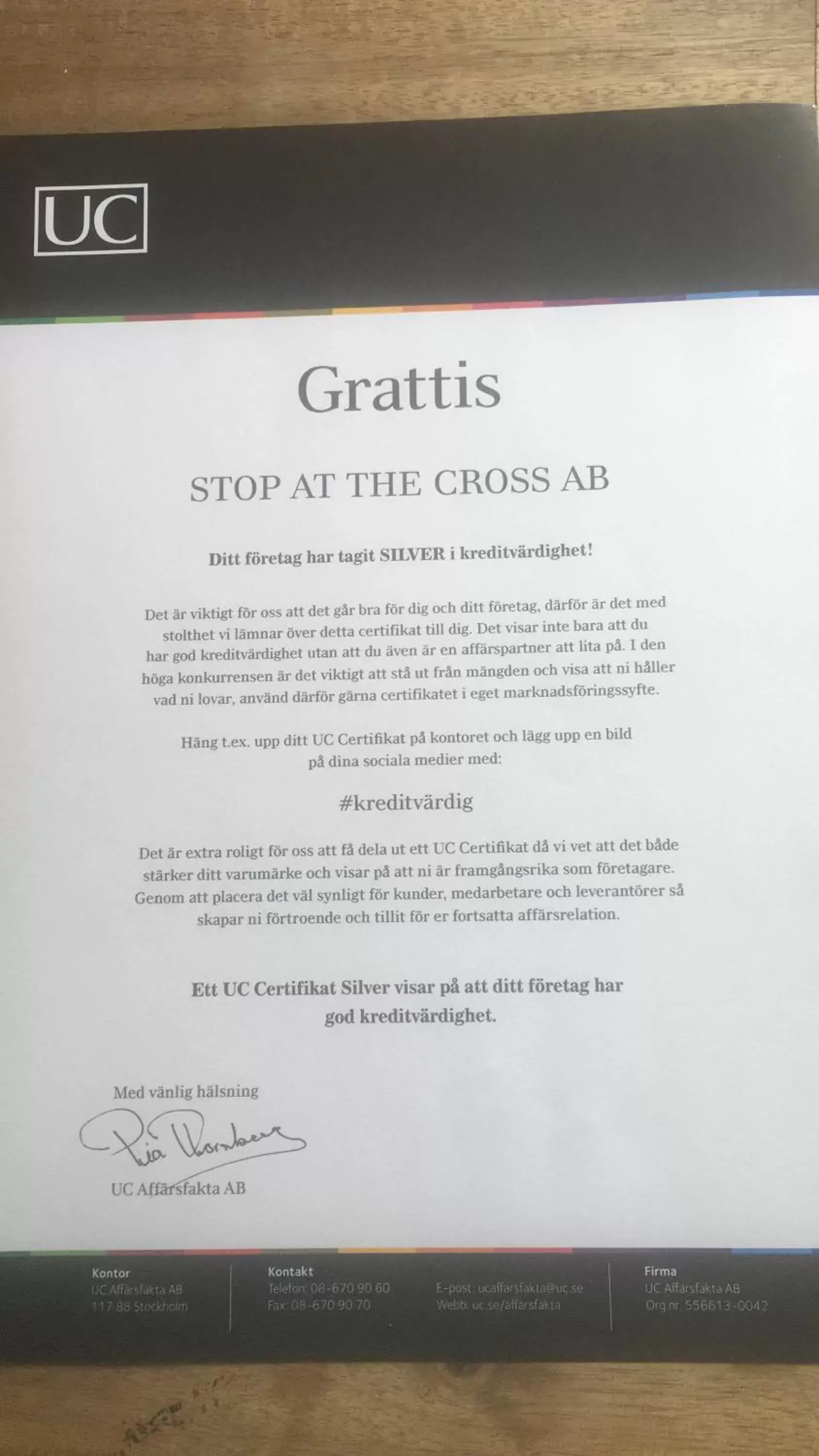 Stop at The Cross Stop at The Cross