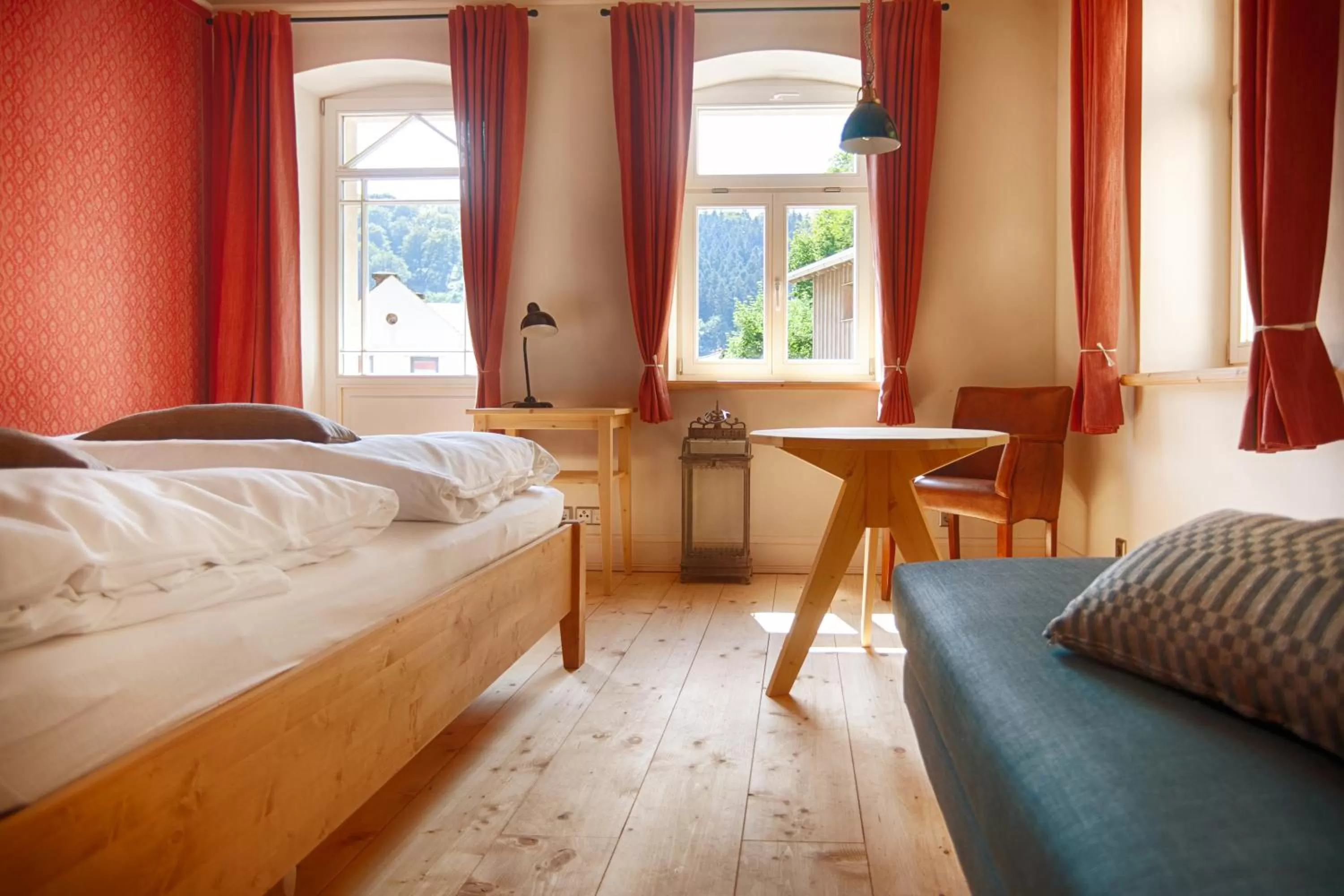 Bed in Bio-Hotel Zur Mühle