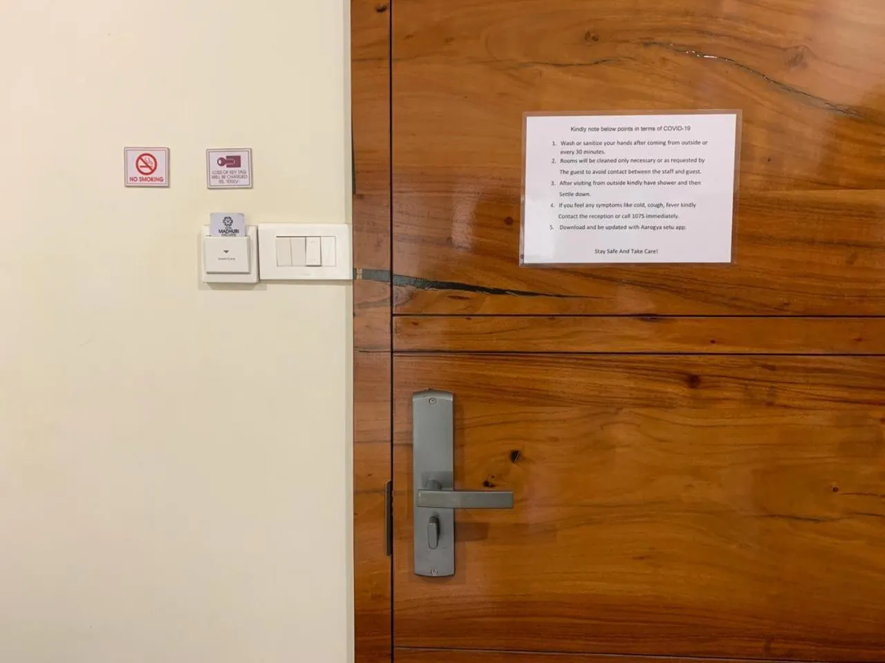 Floor plan in Hotel Madhuri Executive