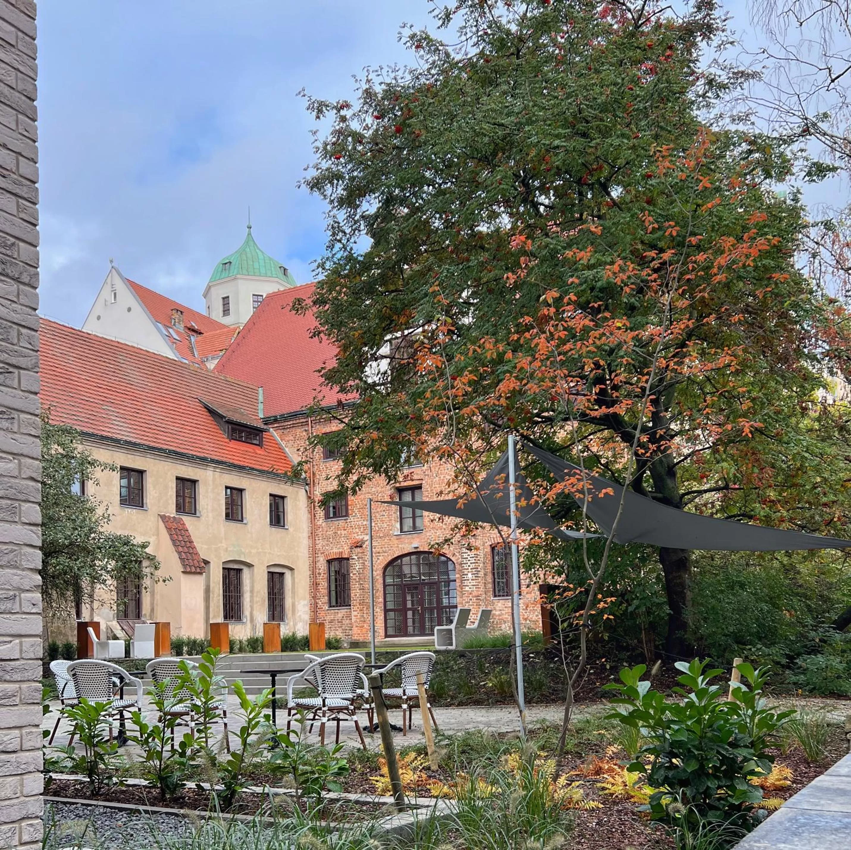 Patio in Kurkowa Apartments