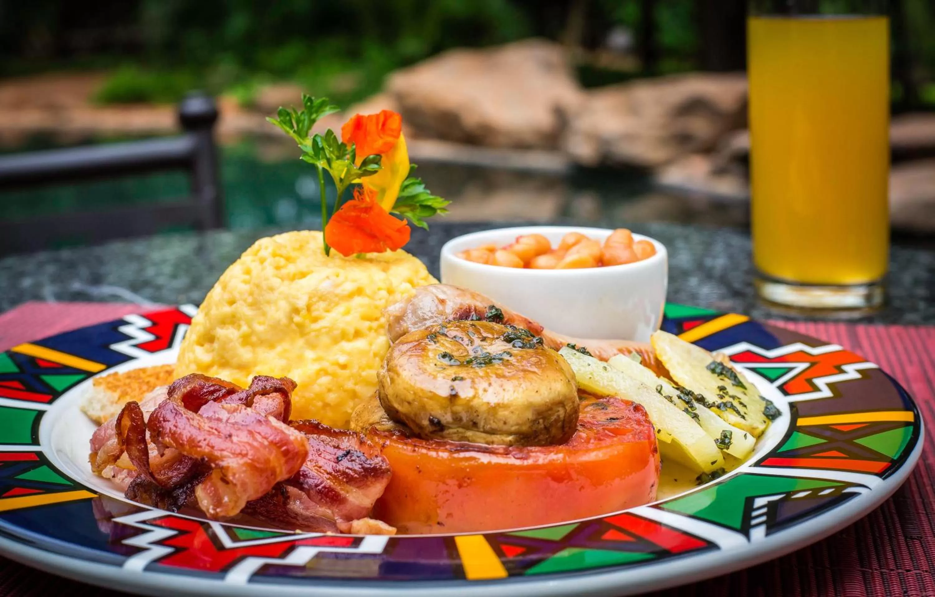 Food close-up in Lokuthula Lodges
