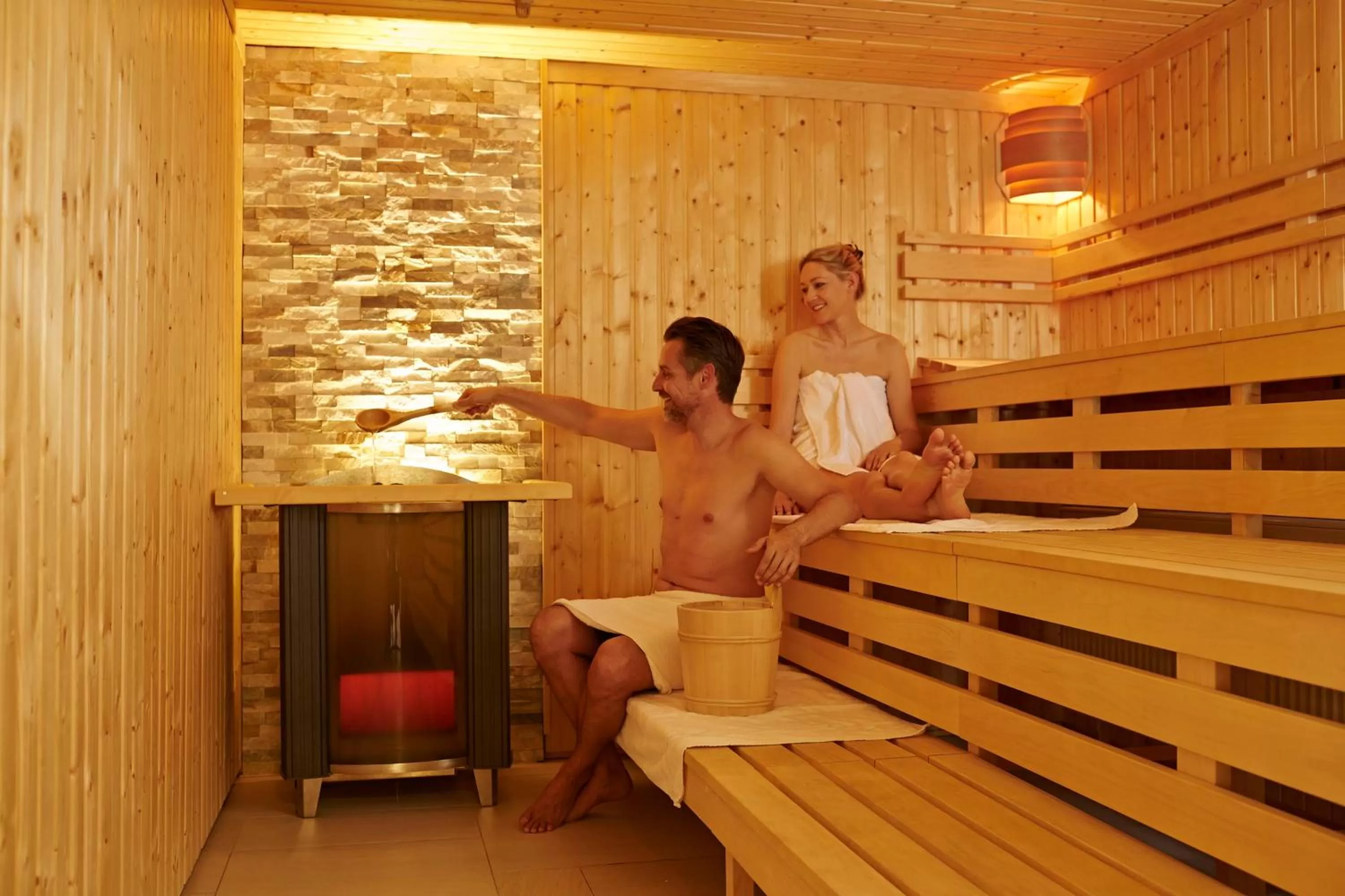Sauna in Landgasthof Hotel Hirsch