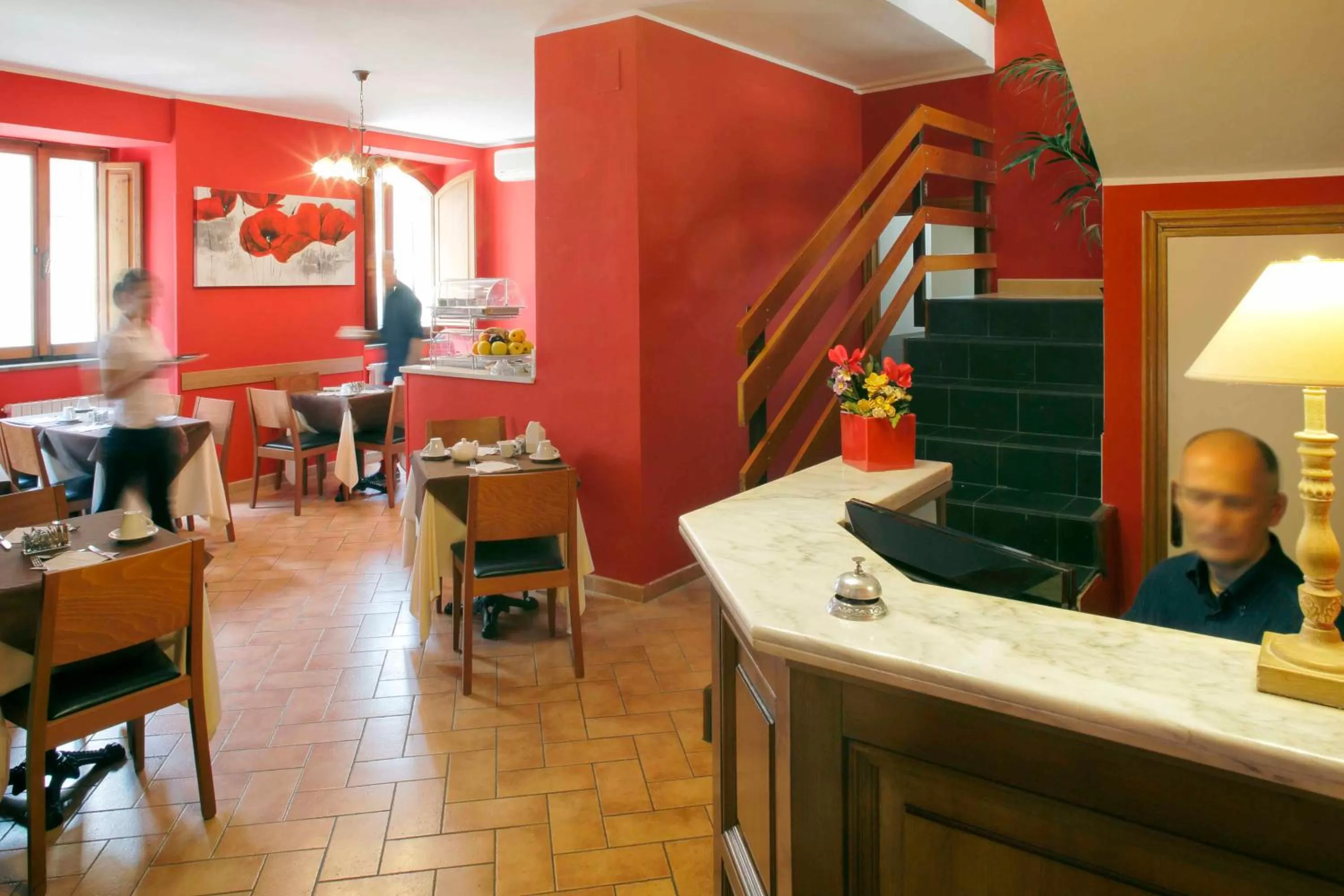 Lobby or reception in Hotel Properzio