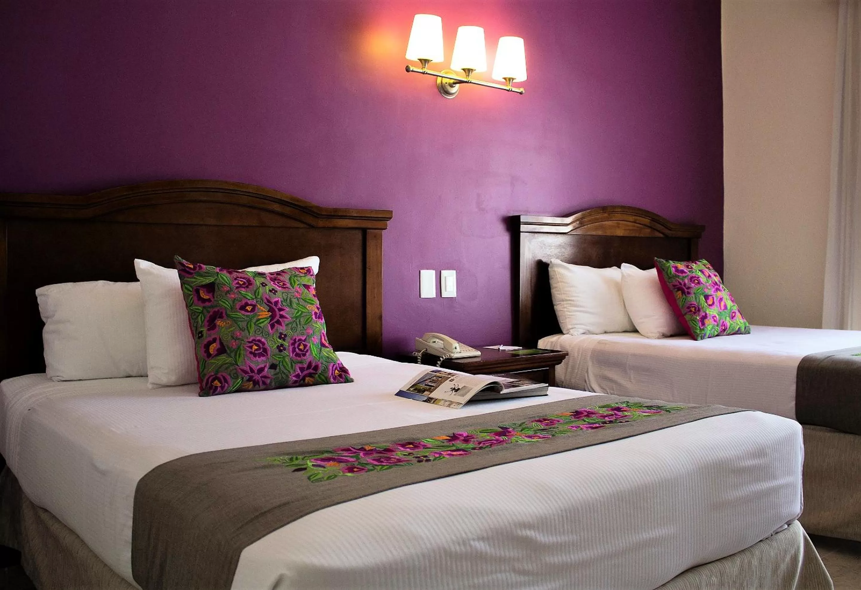 Photo of the whole room, Bed in Hotel Plaza Campeche