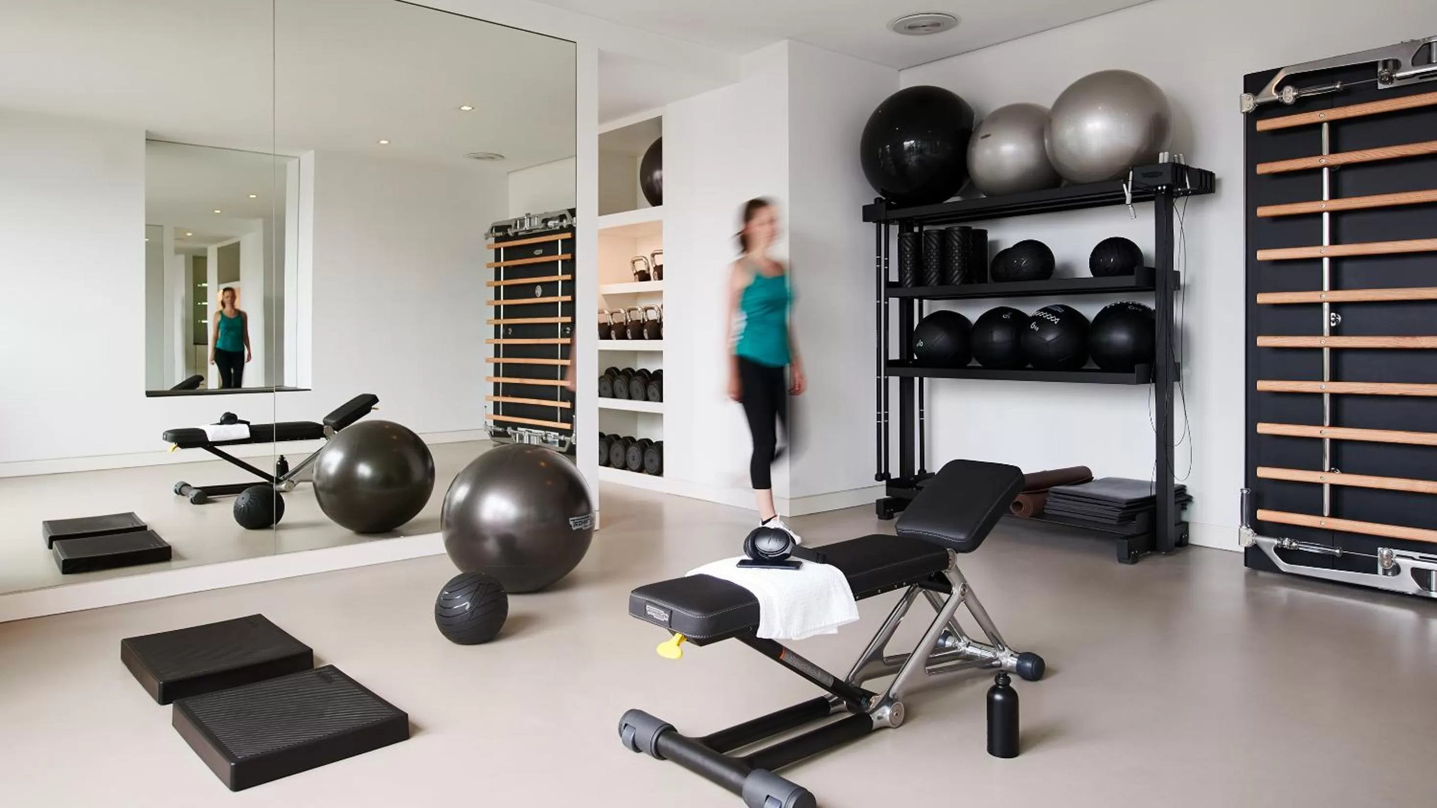 Fitness centre/facilities in The Mandala Berlin, a Member of Design Hotels