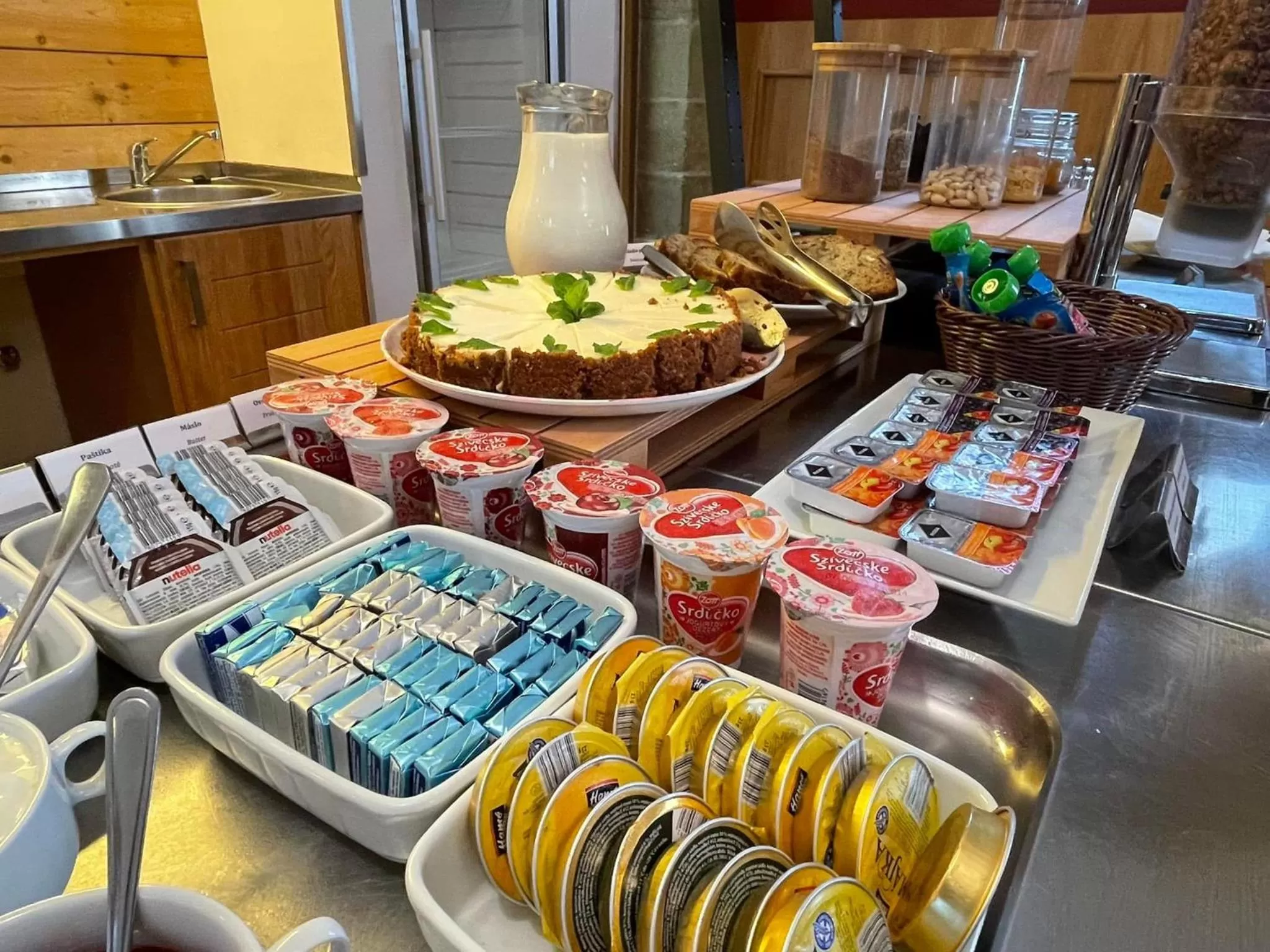 Breakfast in Hotel Tvrz Orlice