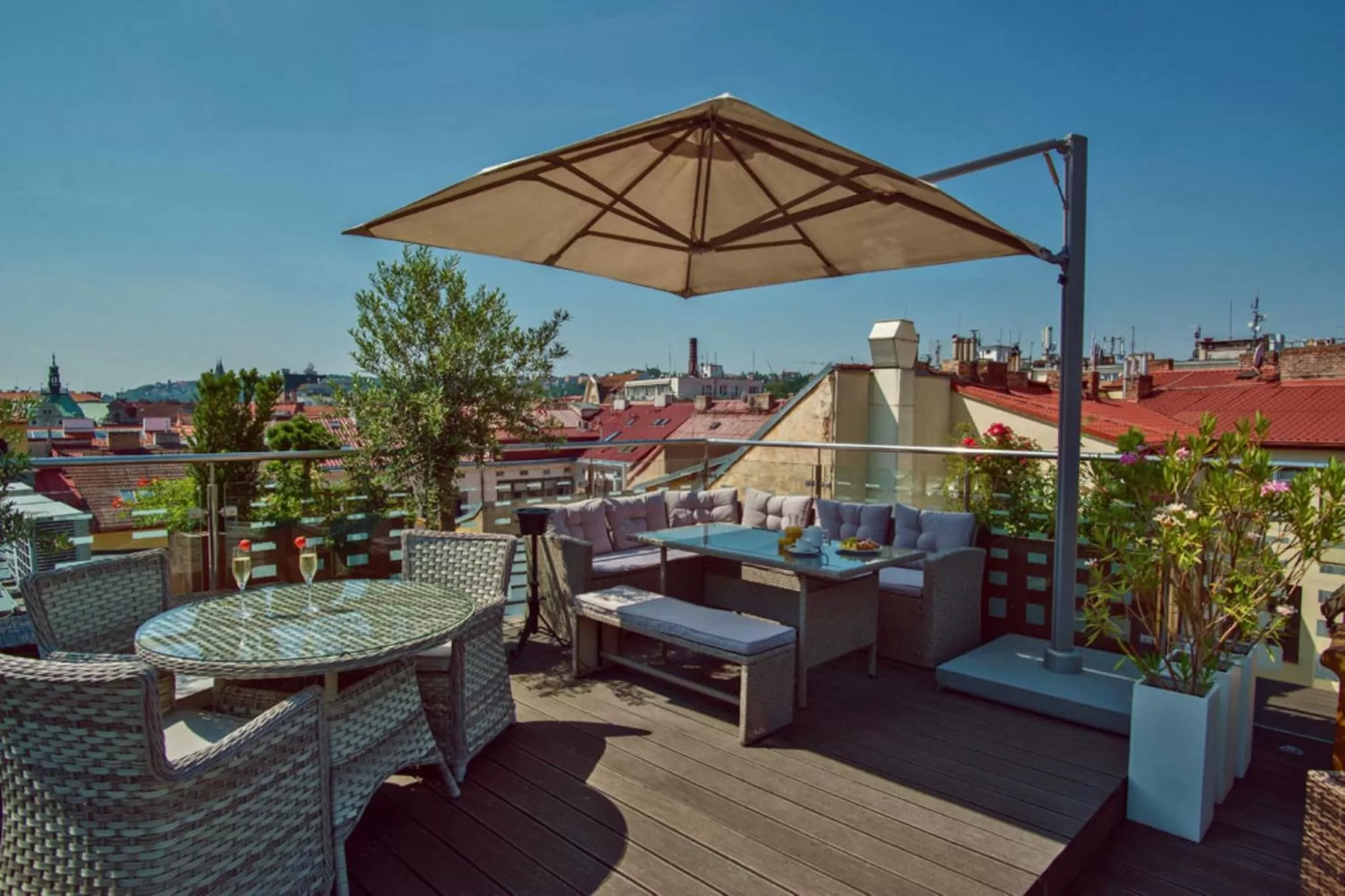 Balcony/Terrace in Hotel Julian