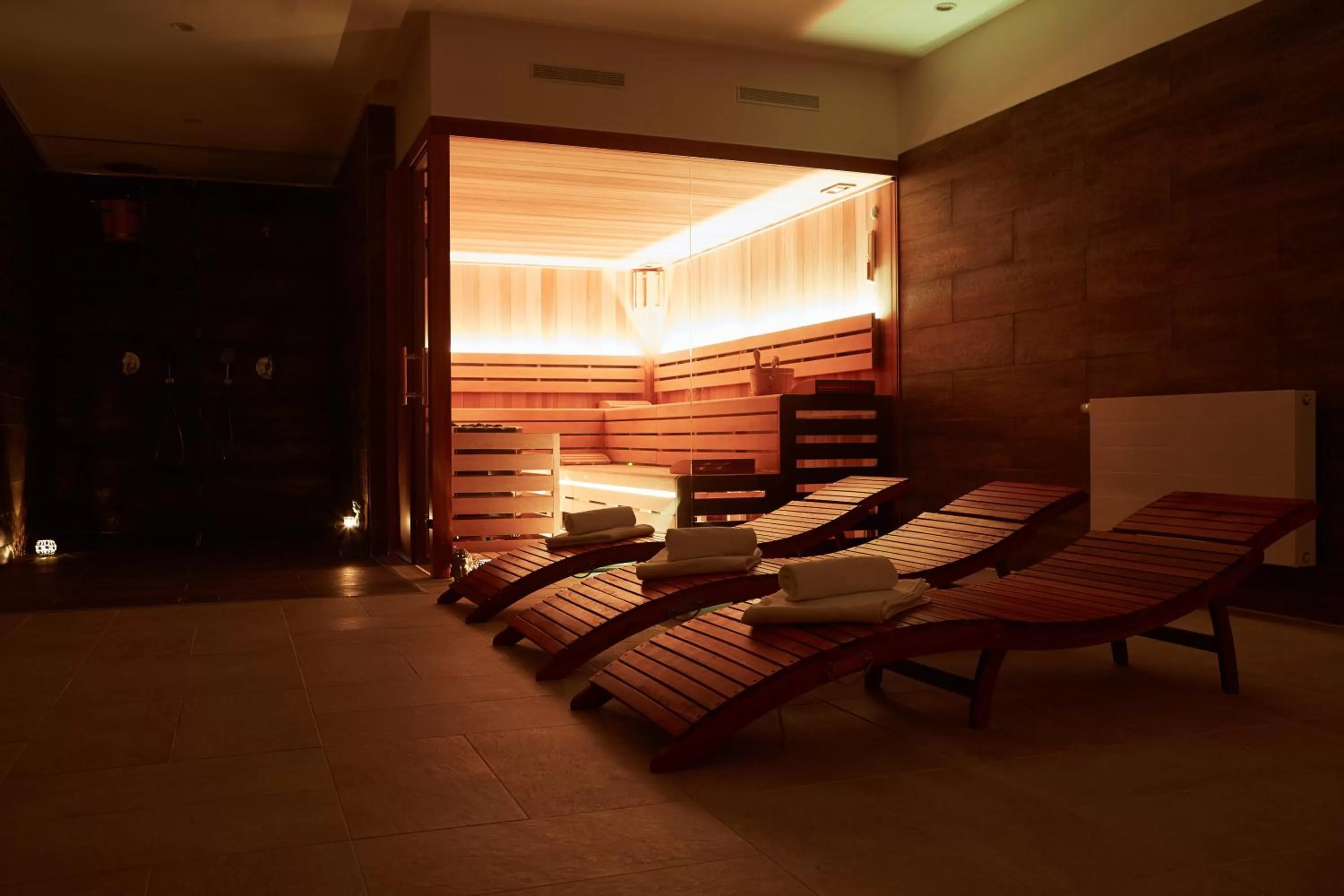 Sauna in Hotel Rehavital