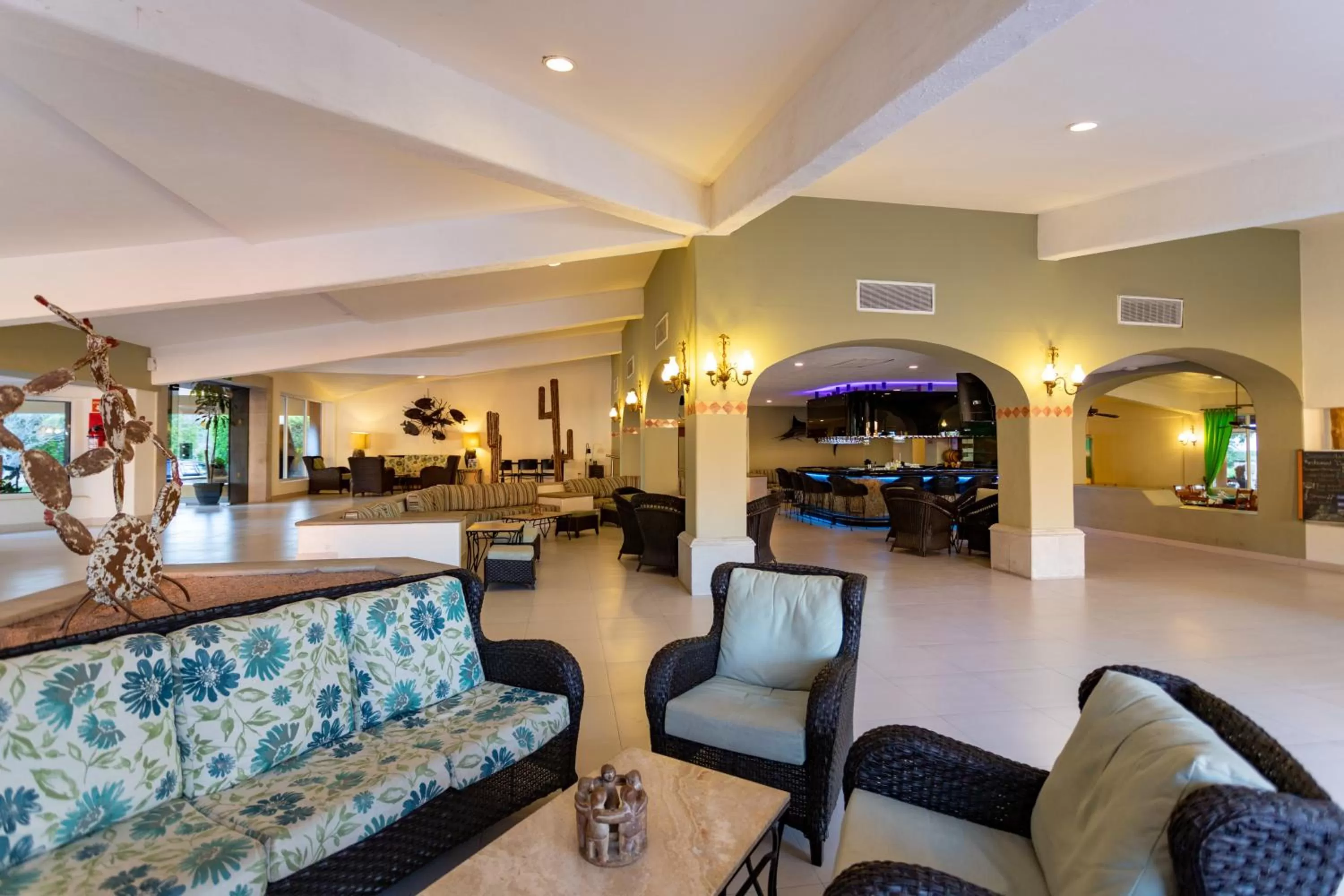 Lobby or reception in Posada Real Los Cabos