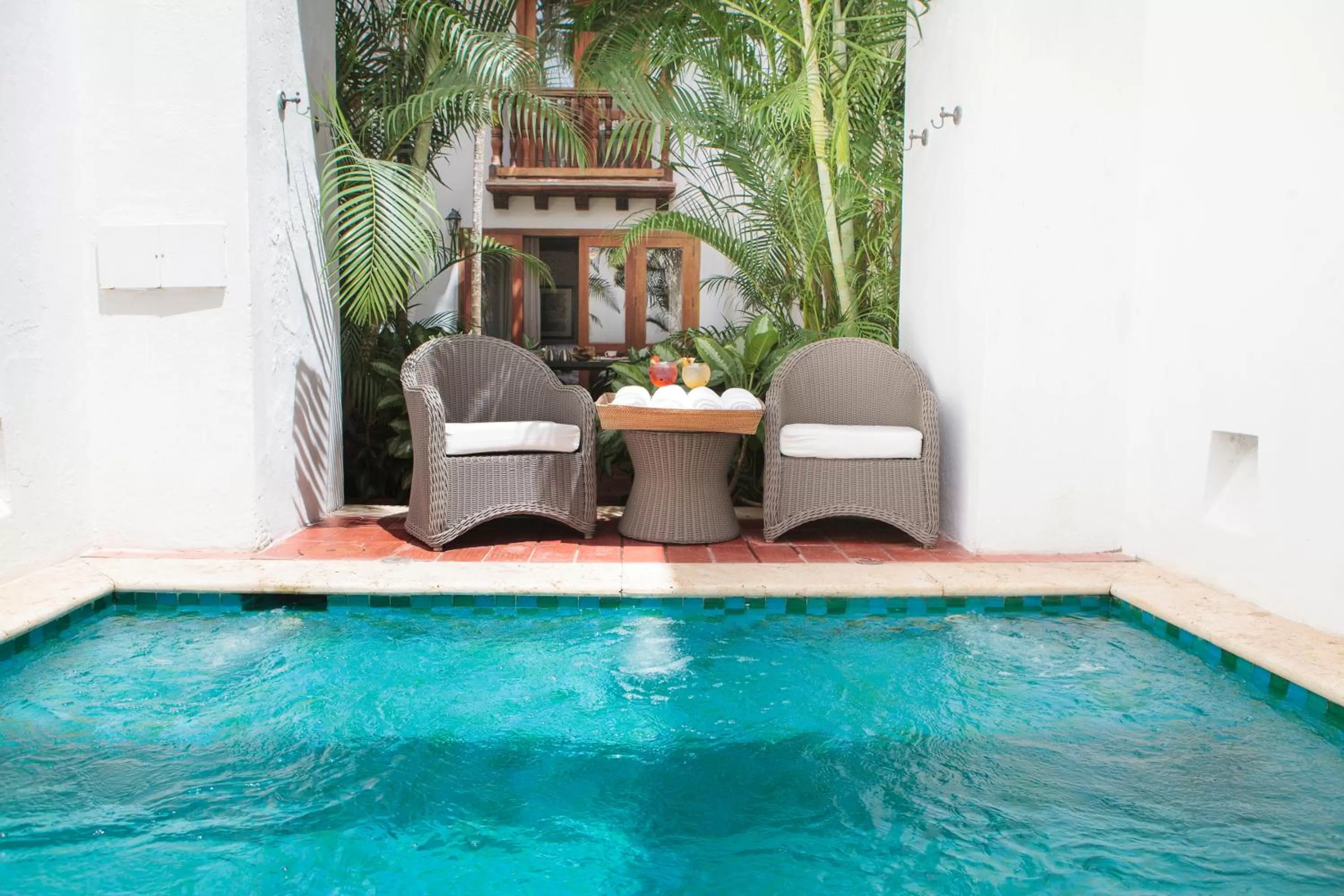 Swimming pool in Hotel Casa San Agustin
