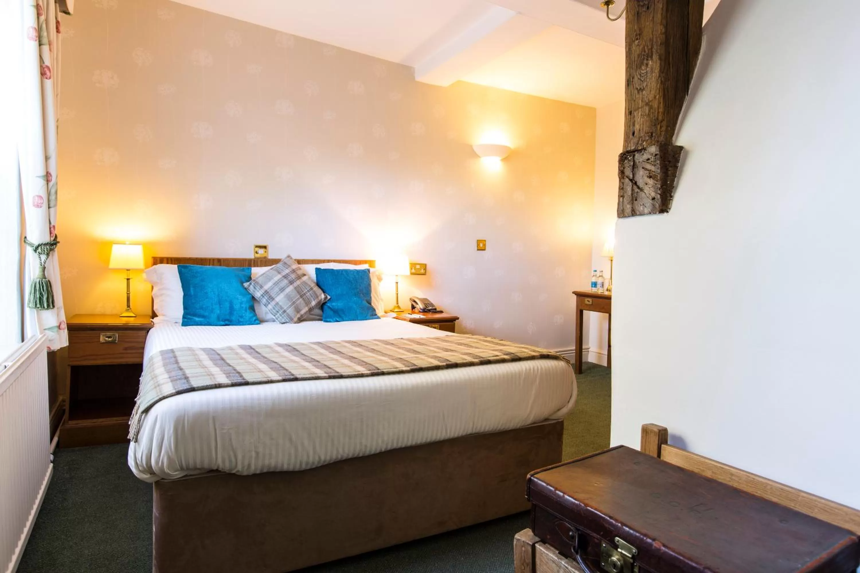 Bed in Flackley Ash Country House Hotel