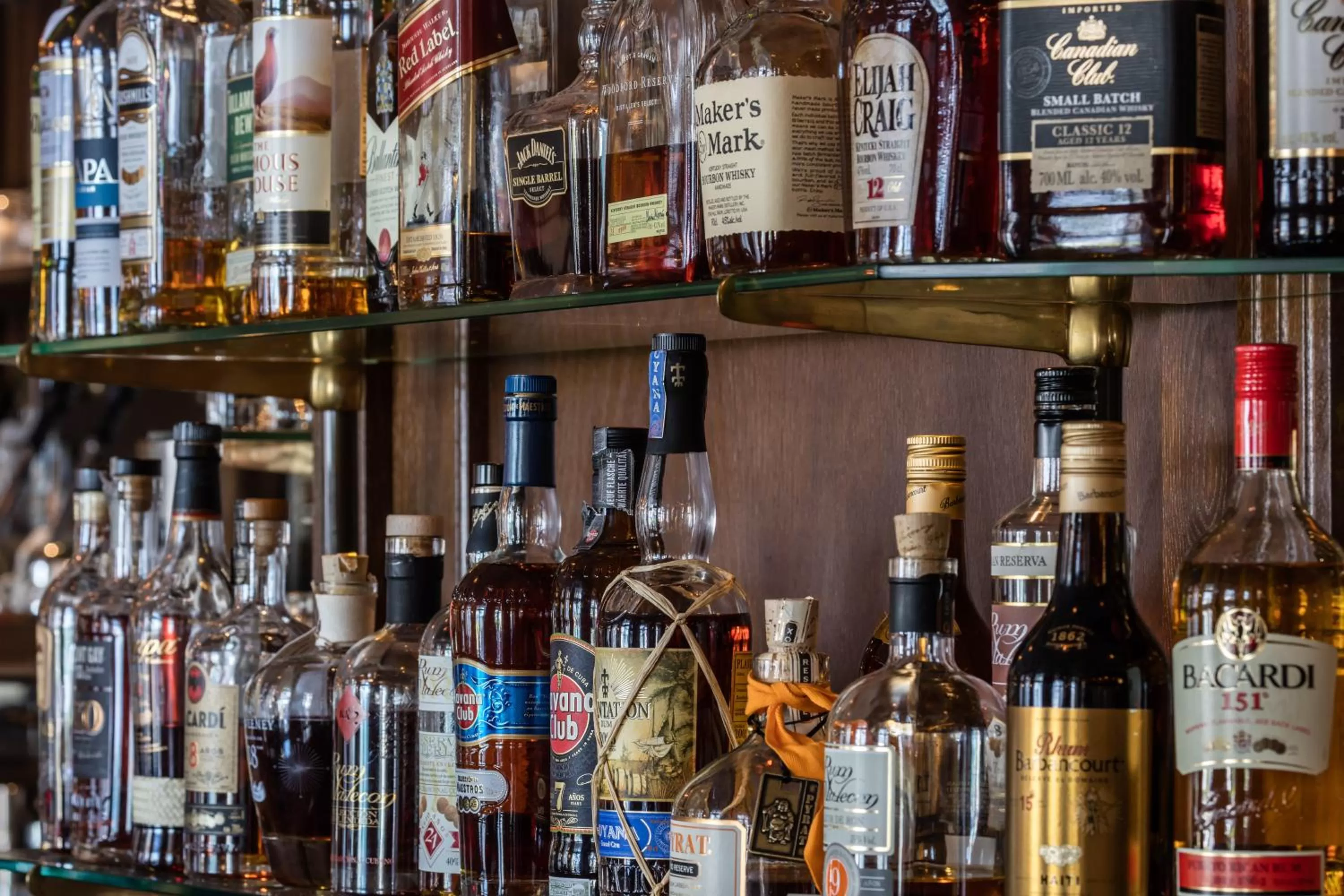 Alcoholic drinks in Villa Salve