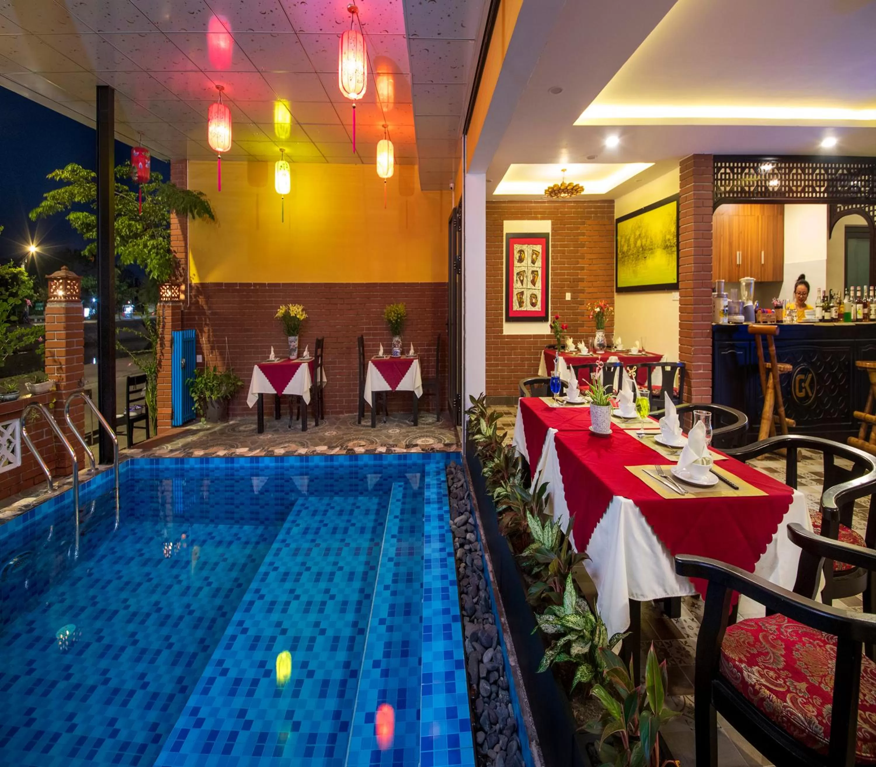 Pool view in Hoi An Riverland Villa - Hoi An Center