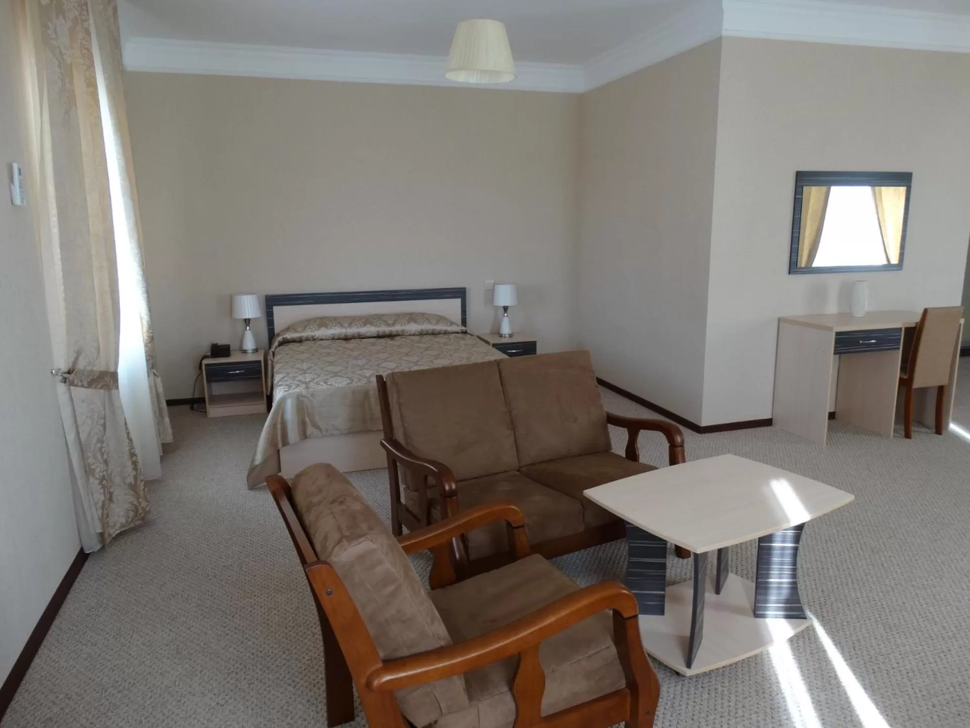 Bed in Hotel Laeti-Zhaiyk