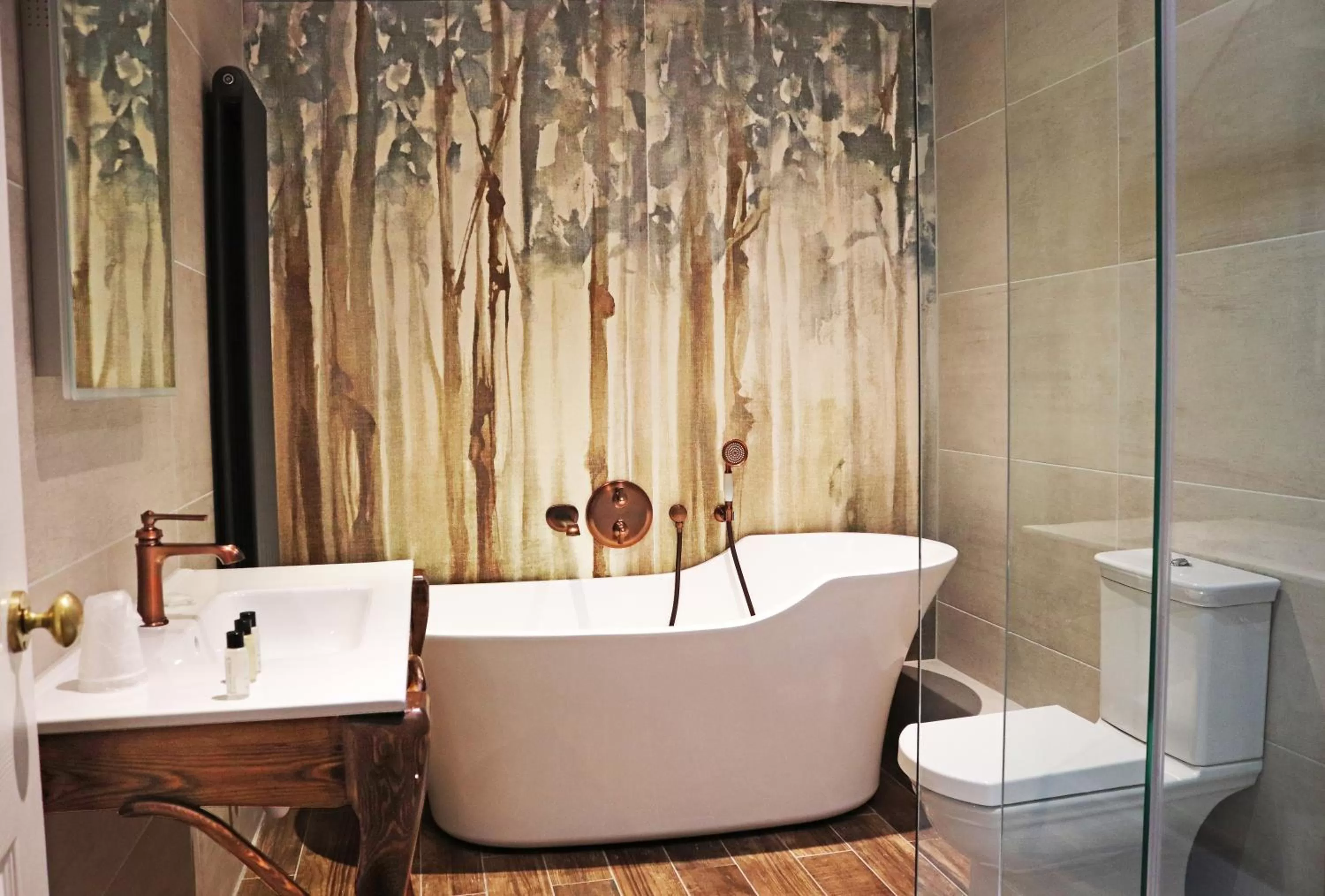 Shower in Shillingford Bridge Hotel