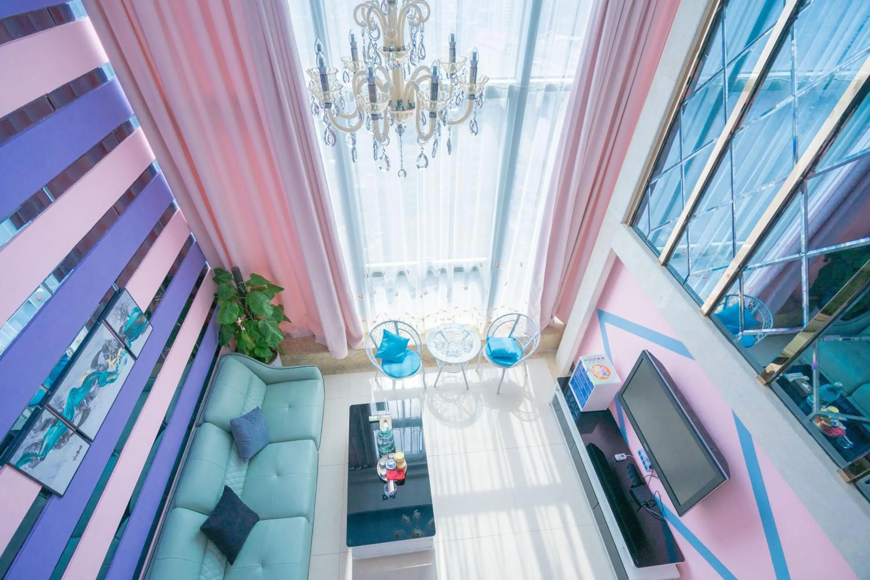 Living room in Guangzhou Hakka Apartment Beijing Road