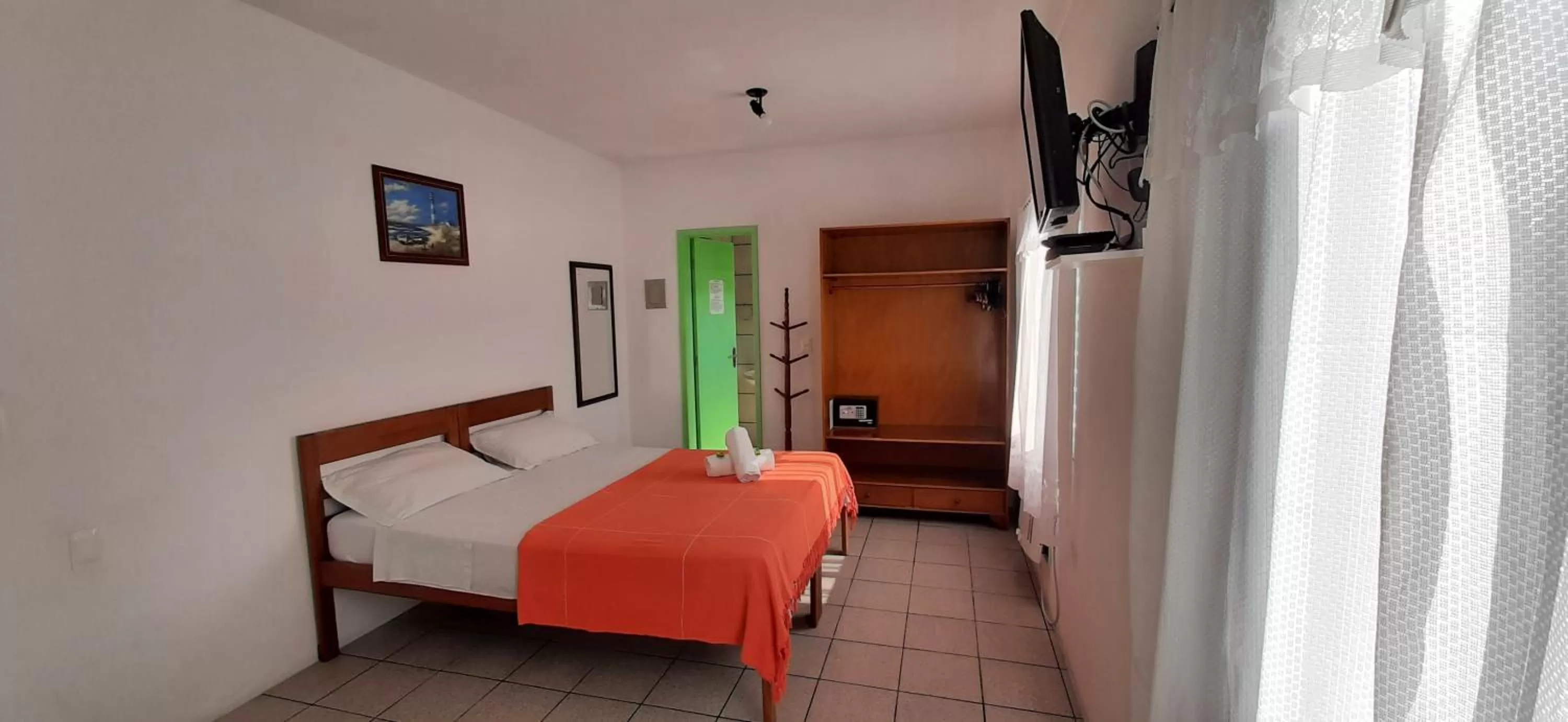 Bed in Pousada Milani