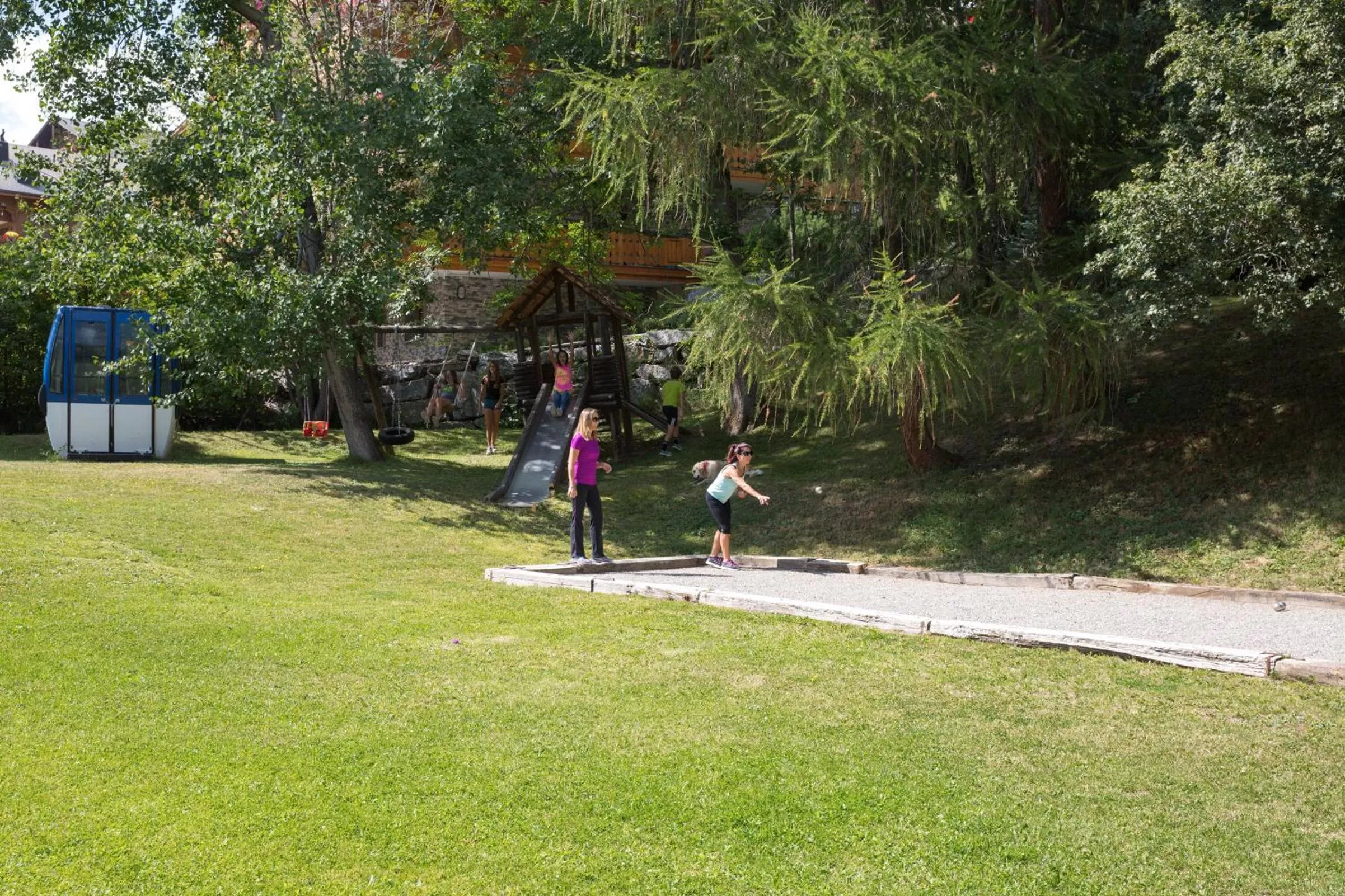 Children play ground in Hotel La Prairie