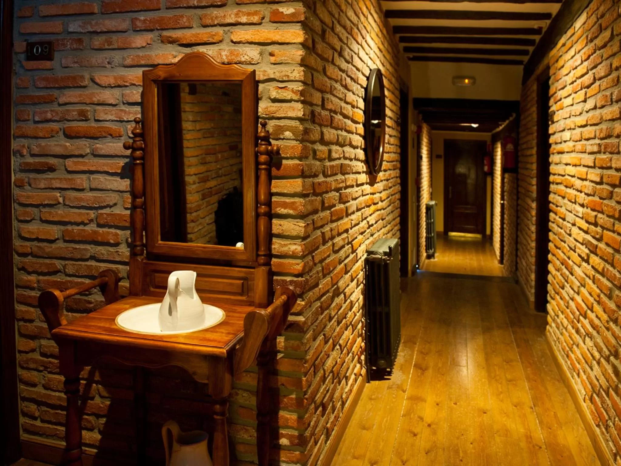 Decorative detail in Posada Santa Ana