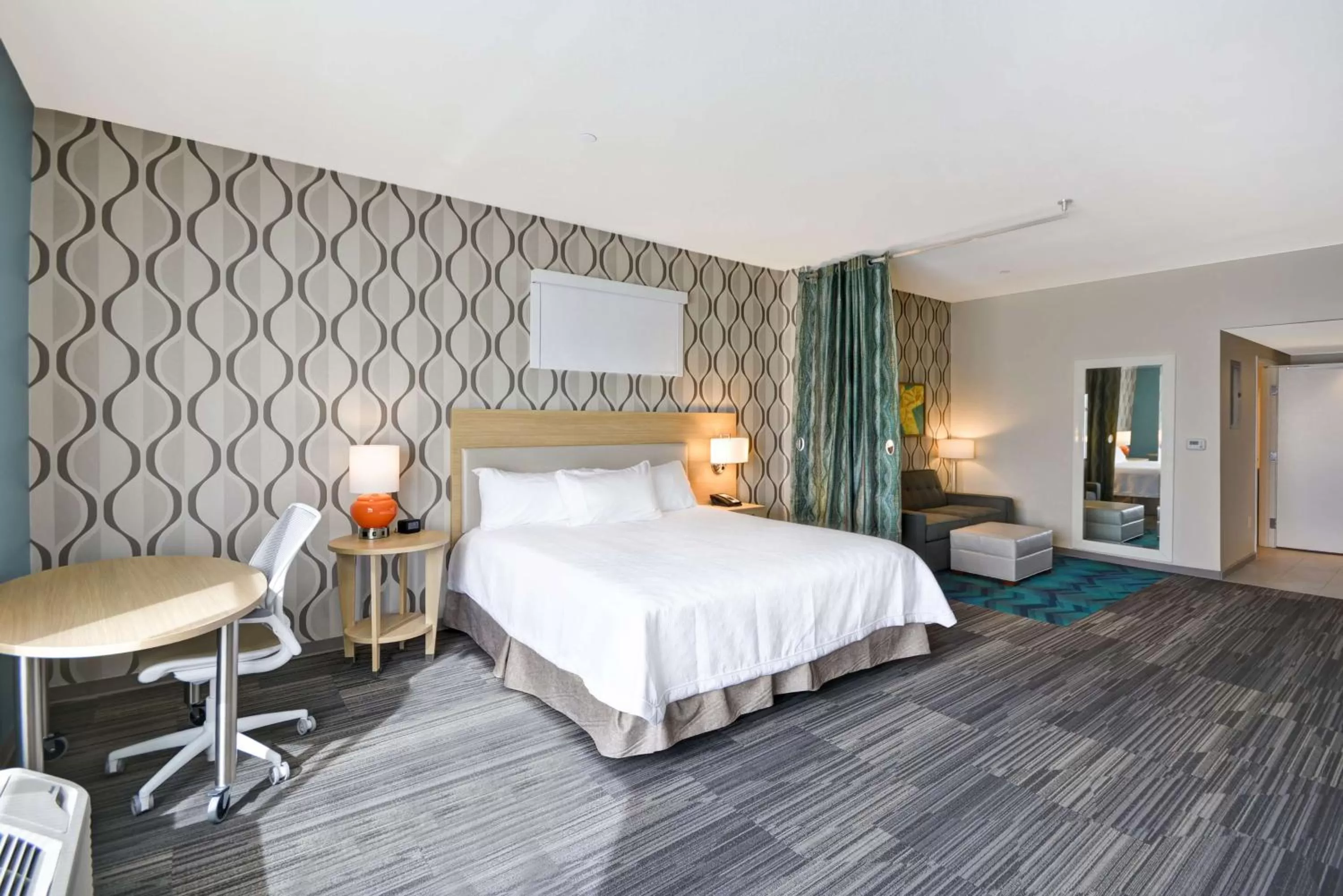 Bedroom, Bed in Home2 Suites by Hilton Perrysburg Levis Commons Toledo