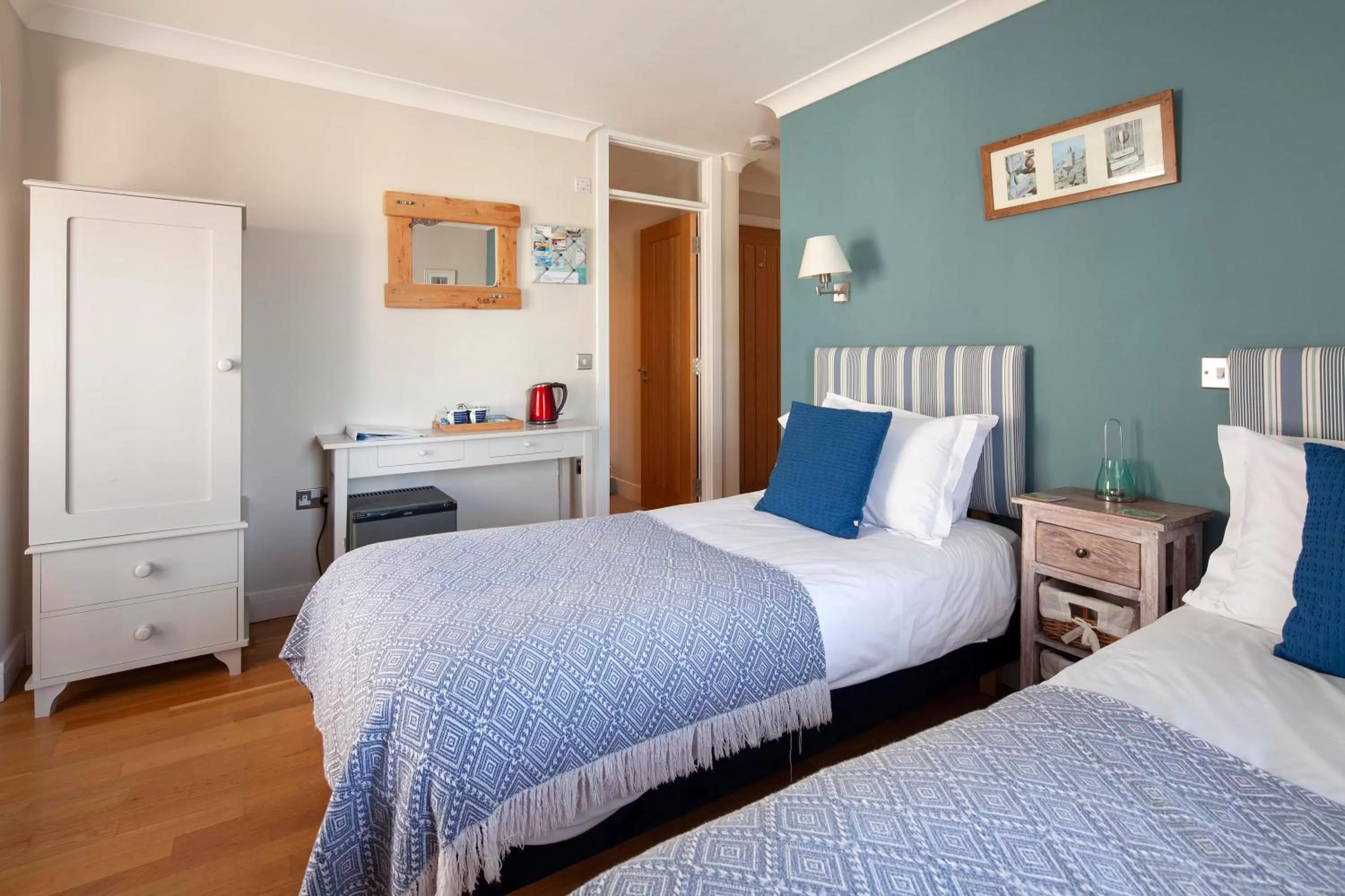 Bed in The Artist Loft, Ensuite Guest Rooms, Porthleven